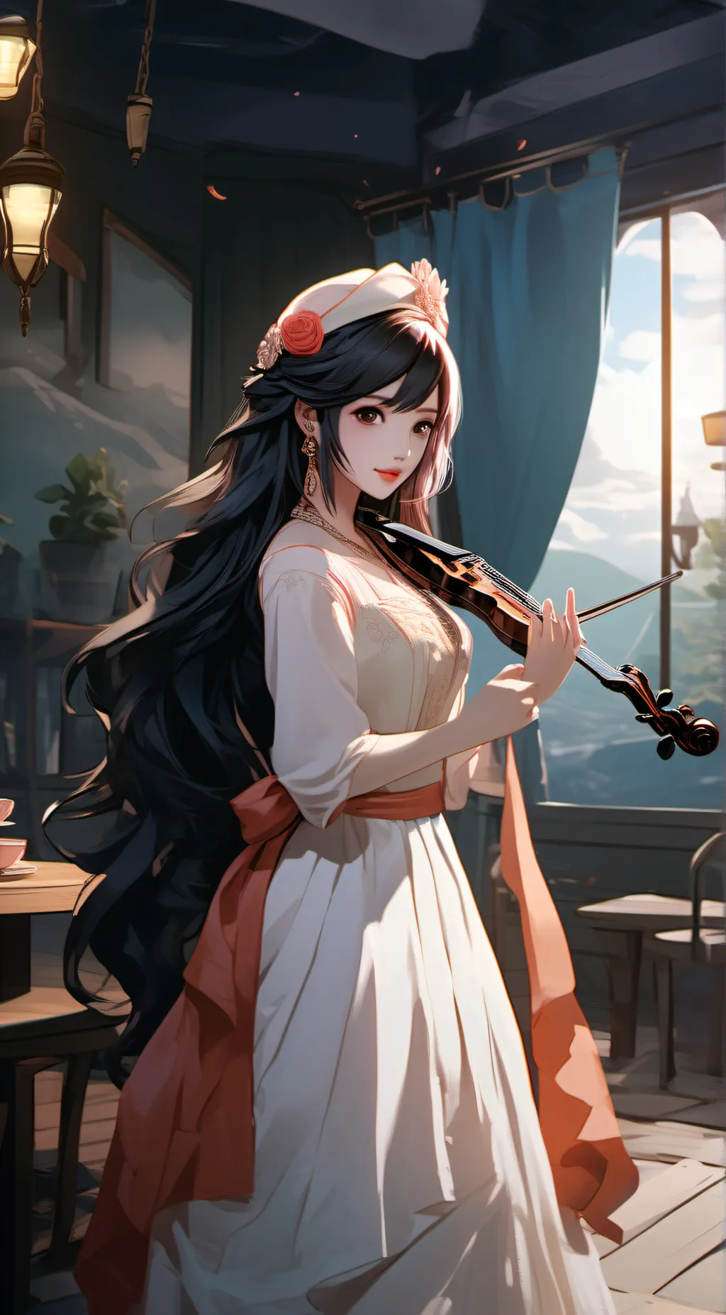 ai character: Katie background