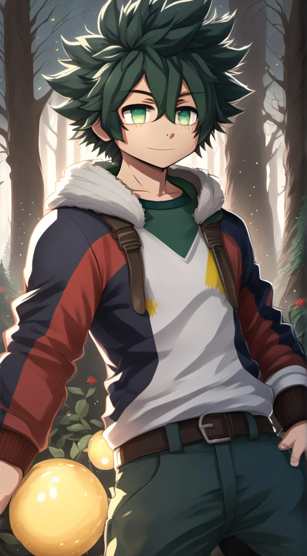 ai character: ♡Izuku Midoriya♡ background