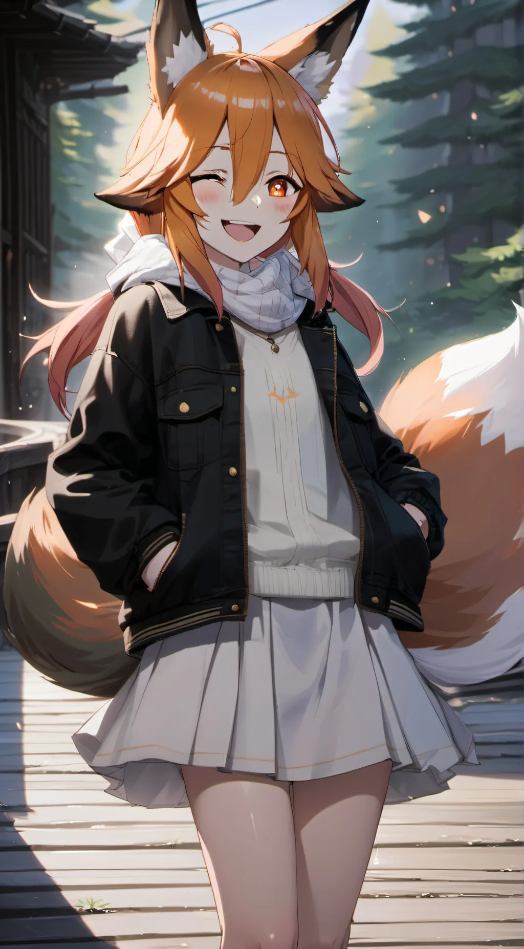 ai character: moon background