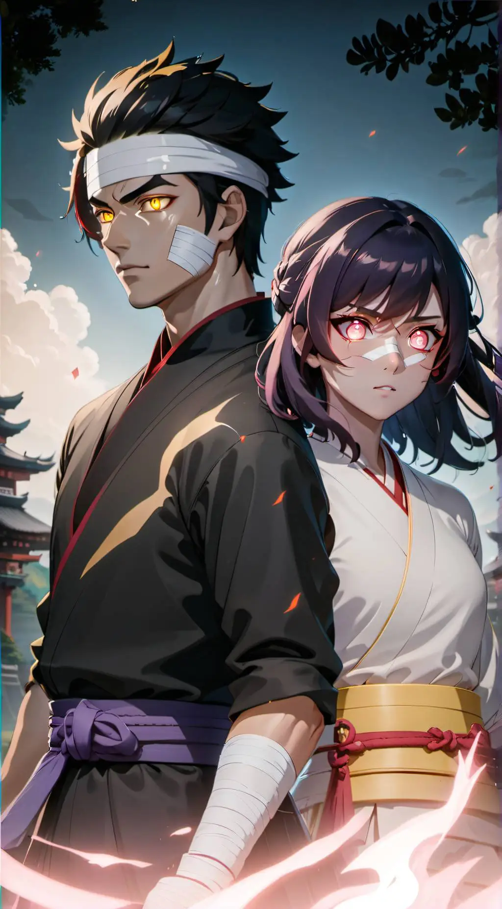 ai character: Kenshin background