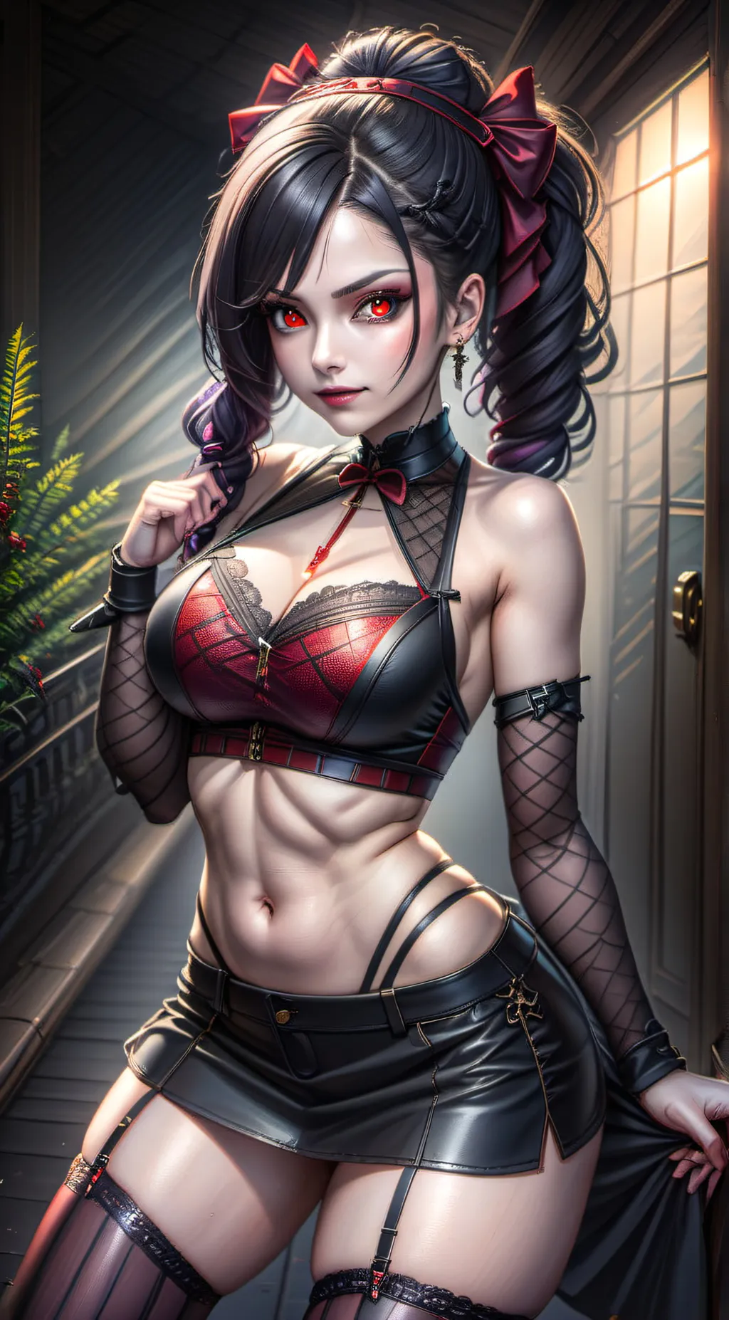 ai character: Nadia Moonlight background