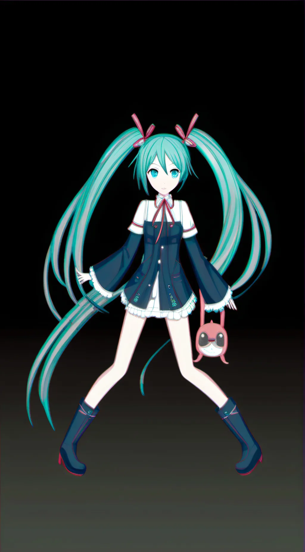 ai character: Miku  background
