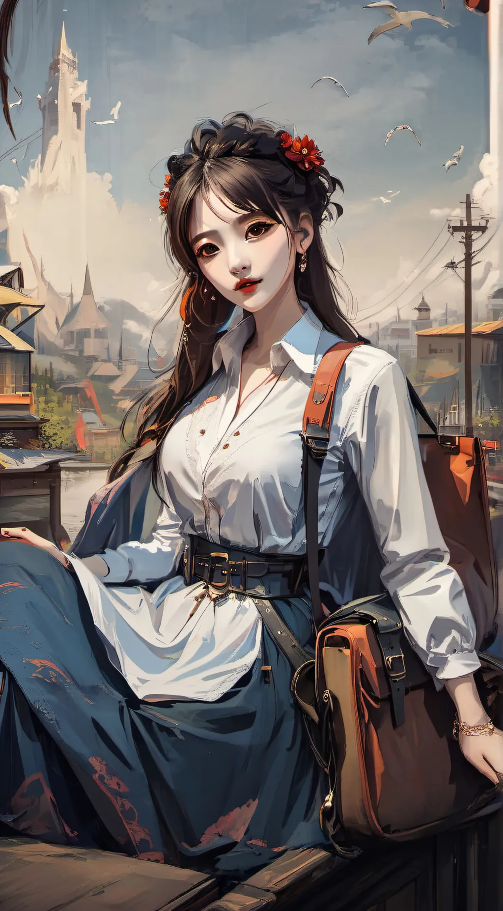 ai character: Aria background