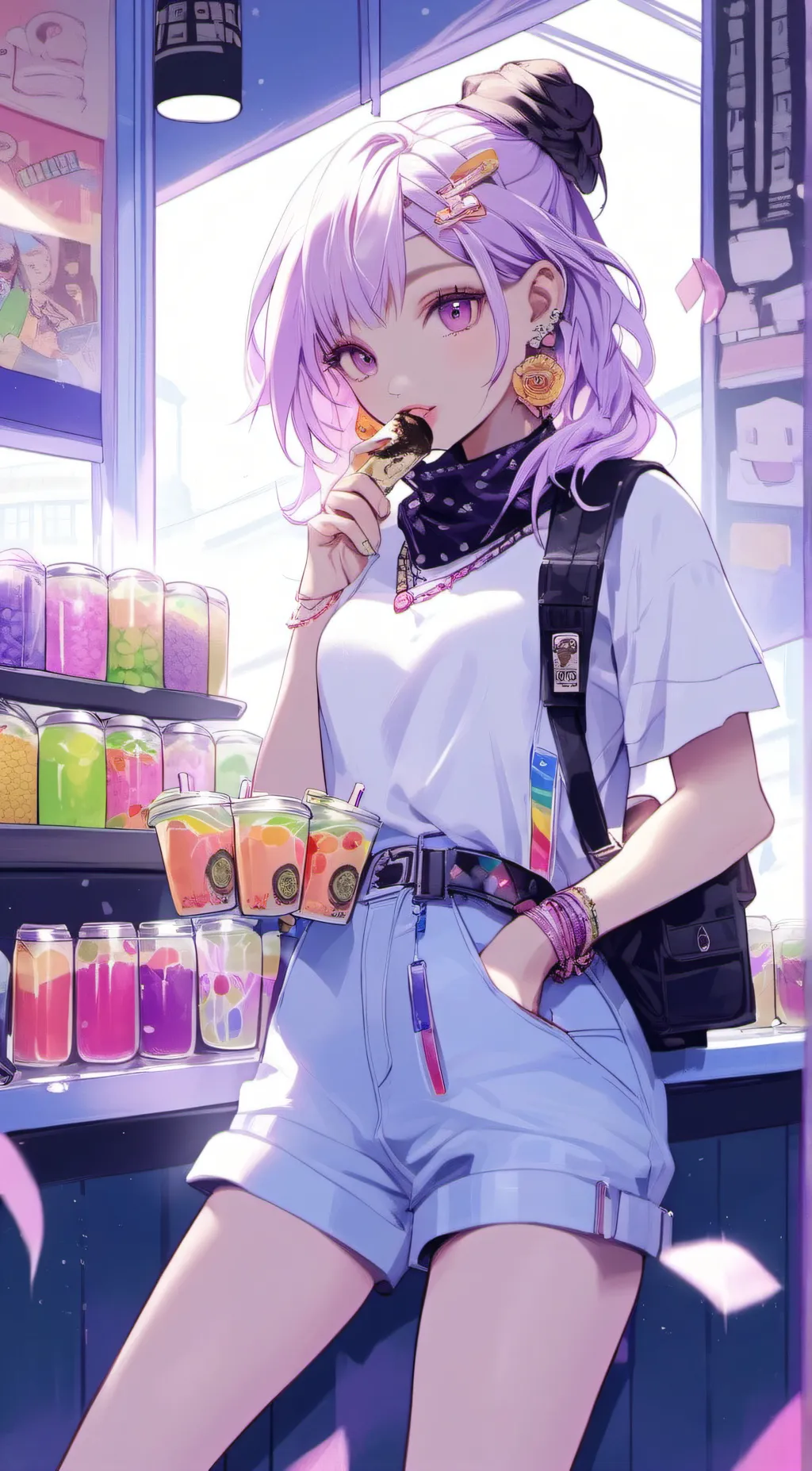 ai character: Boba Girl background