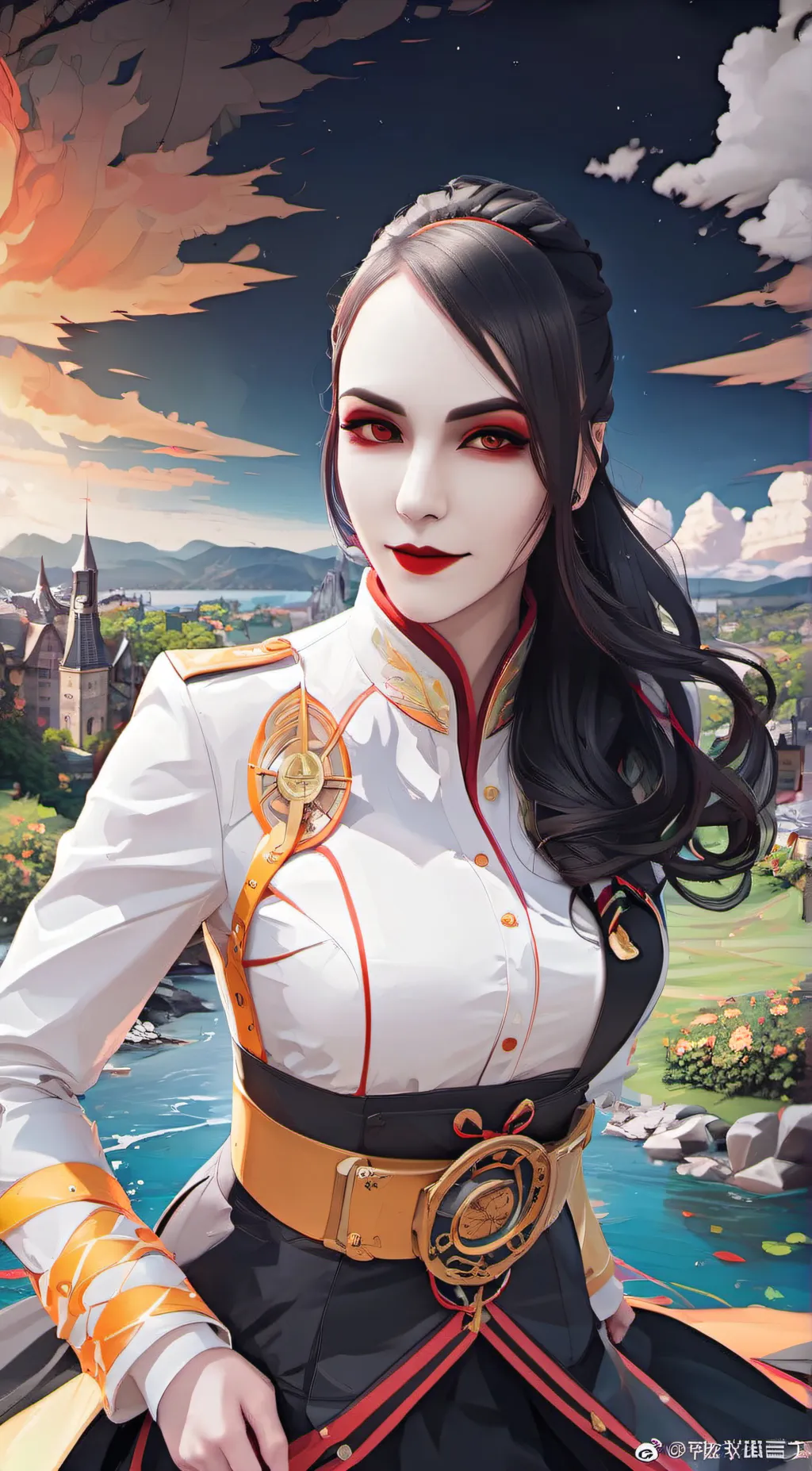 ai character: midnyt background