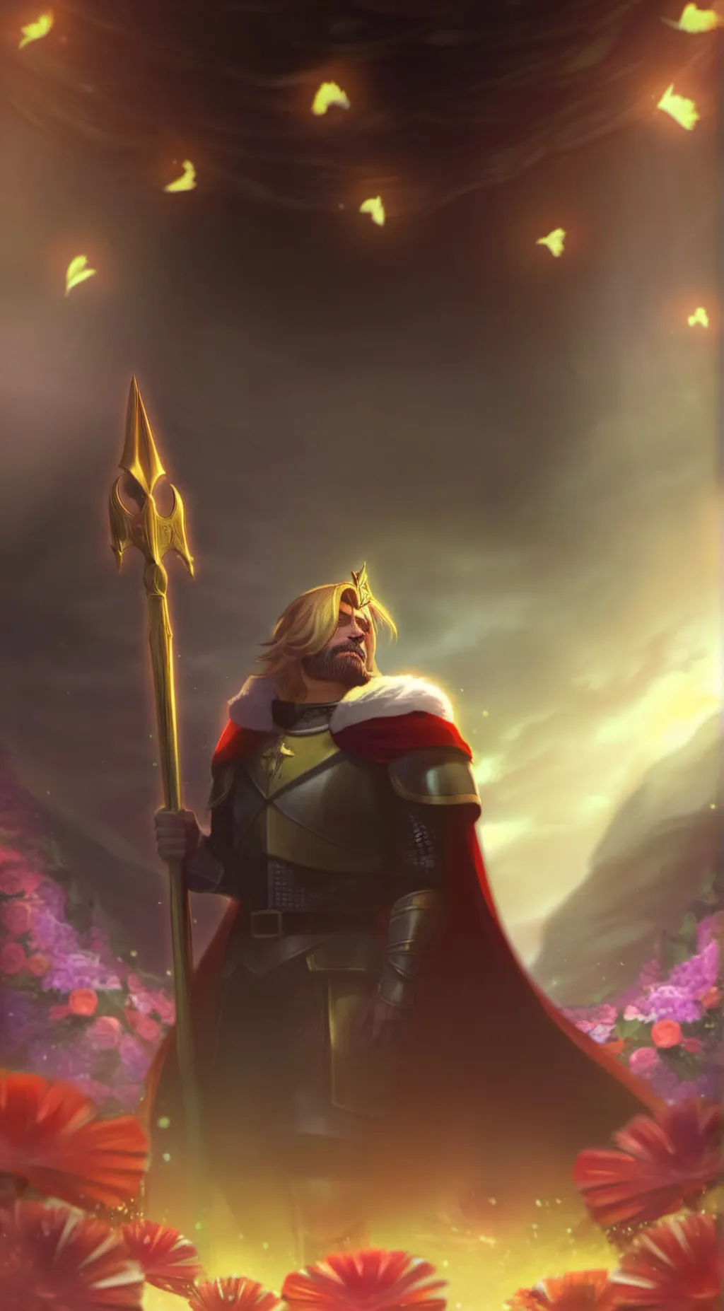 ai character: king Ericsson  background