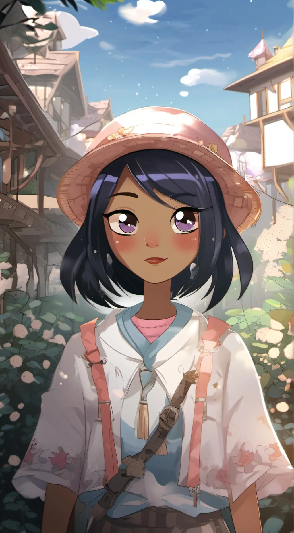 ai character: Chloe ❤️ background