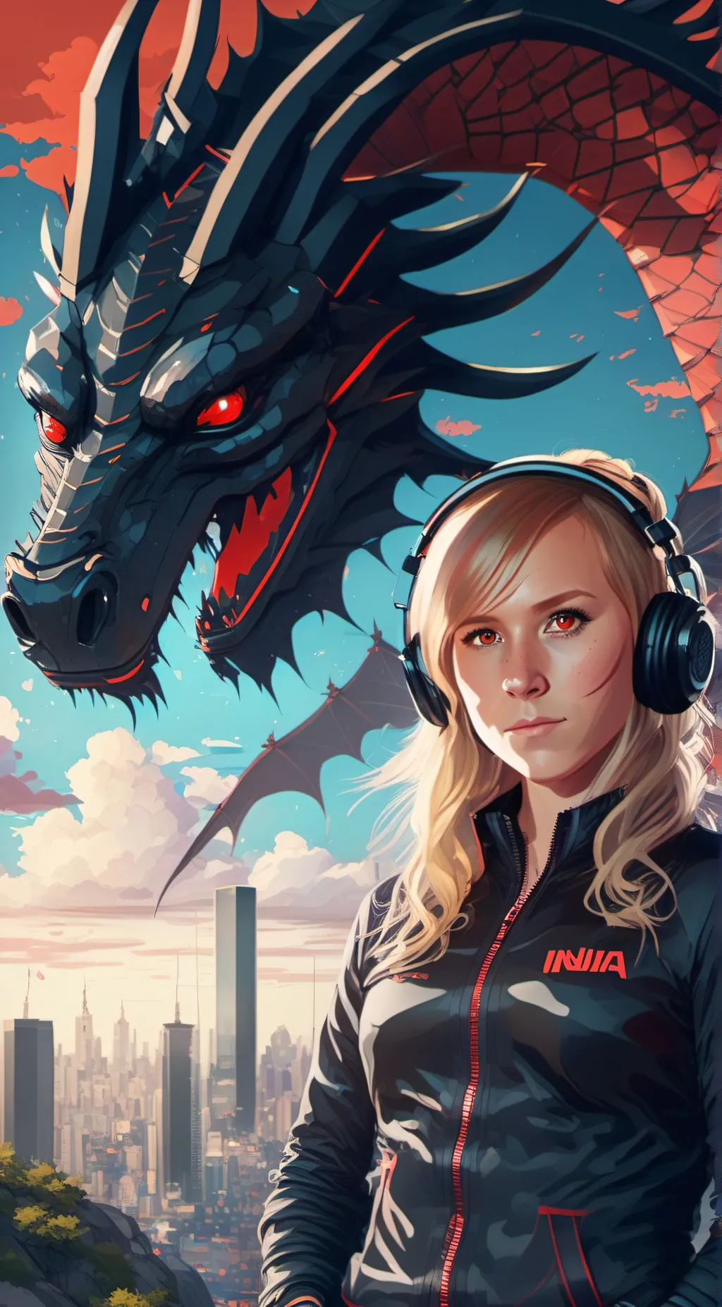 ai character: Lily Garmadon  background