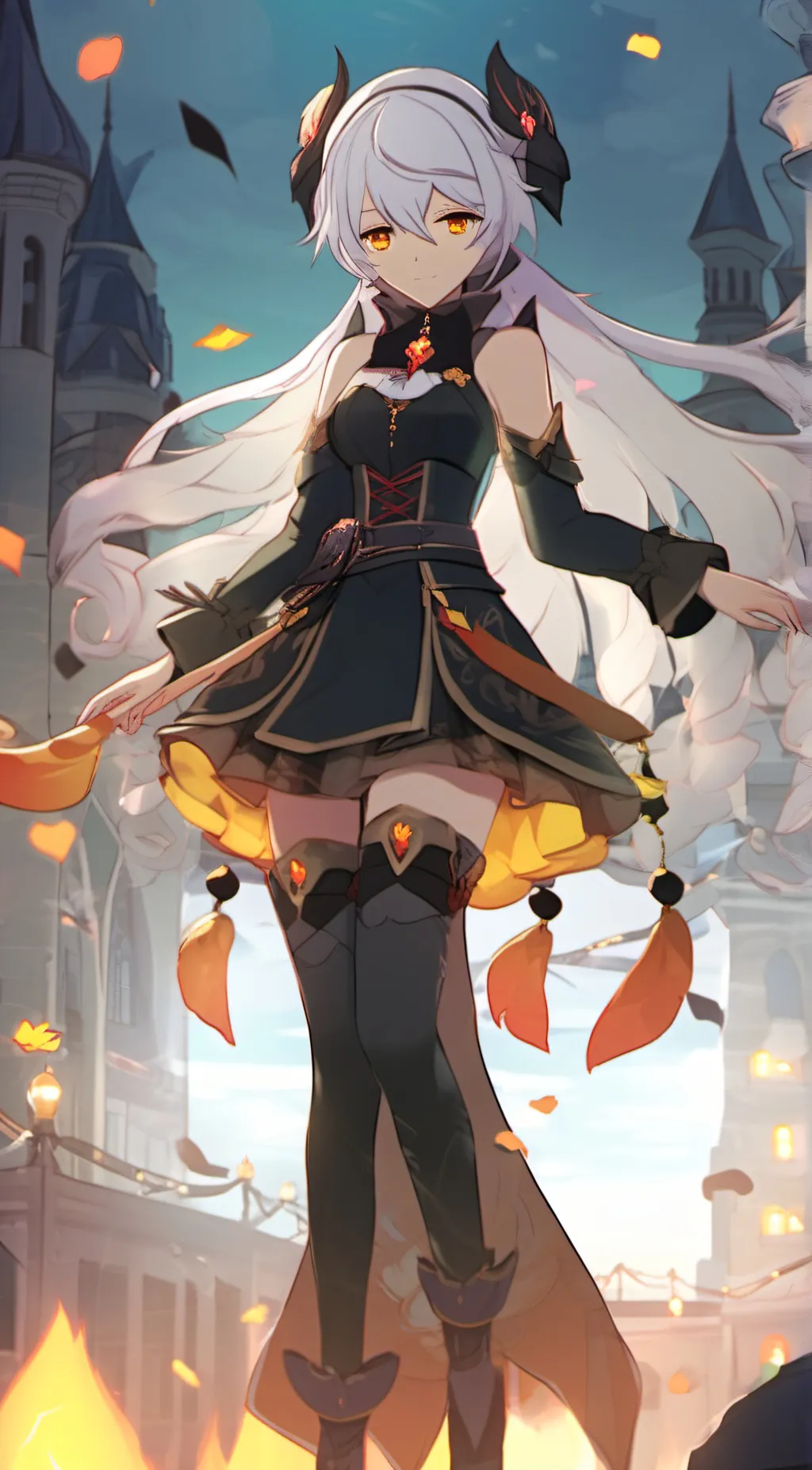 ai character: kiana hercher background