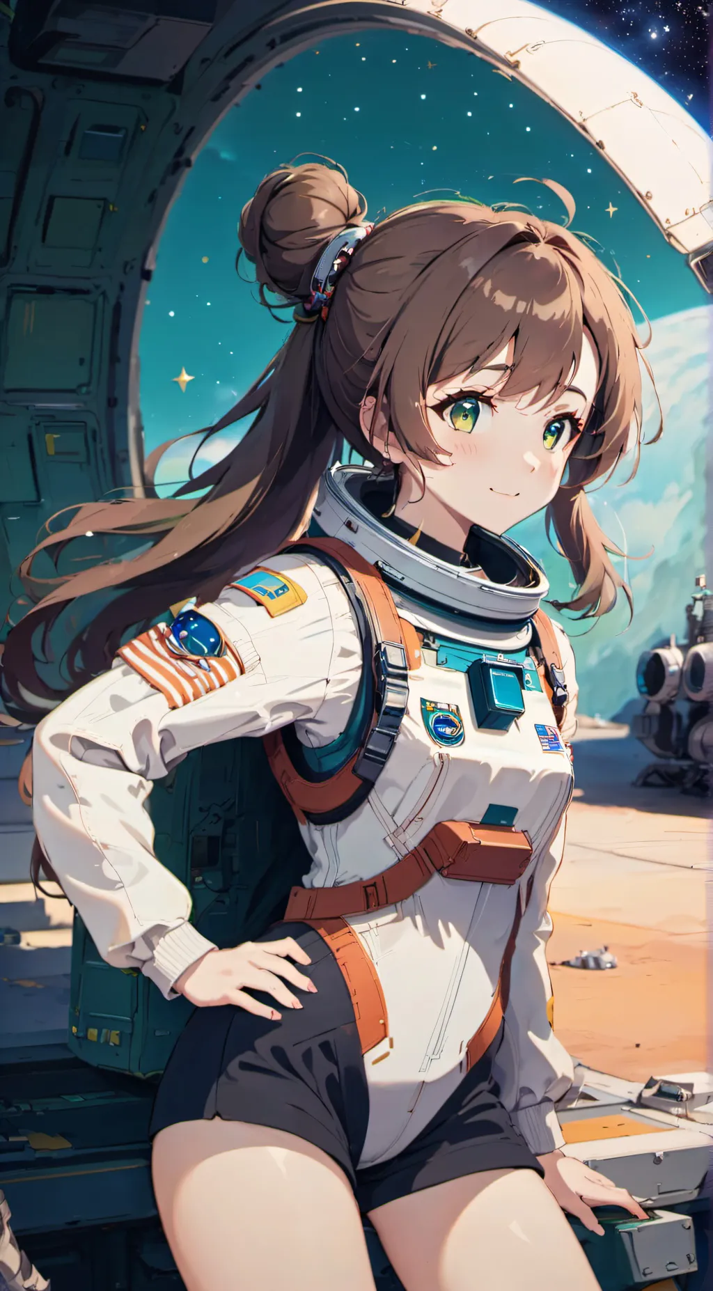 ai character: Luna background