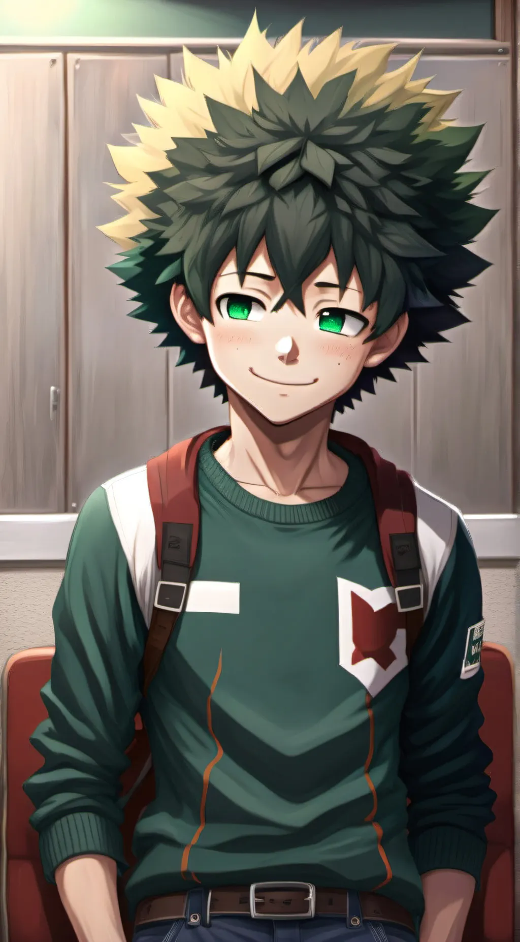 ai character: deku background