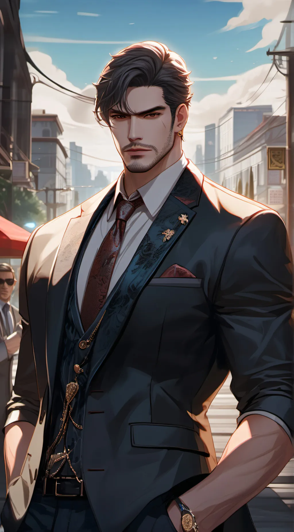 ai character: Carter background