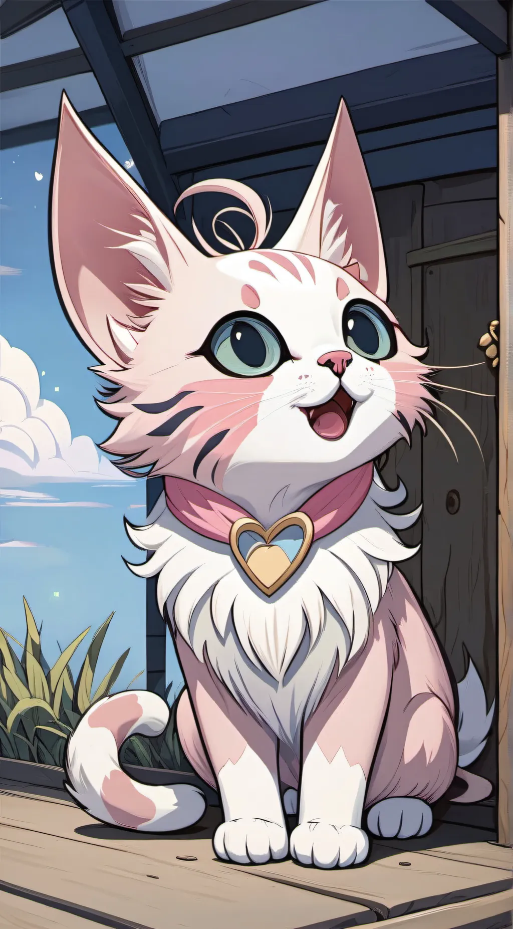 ai character: lazcat background