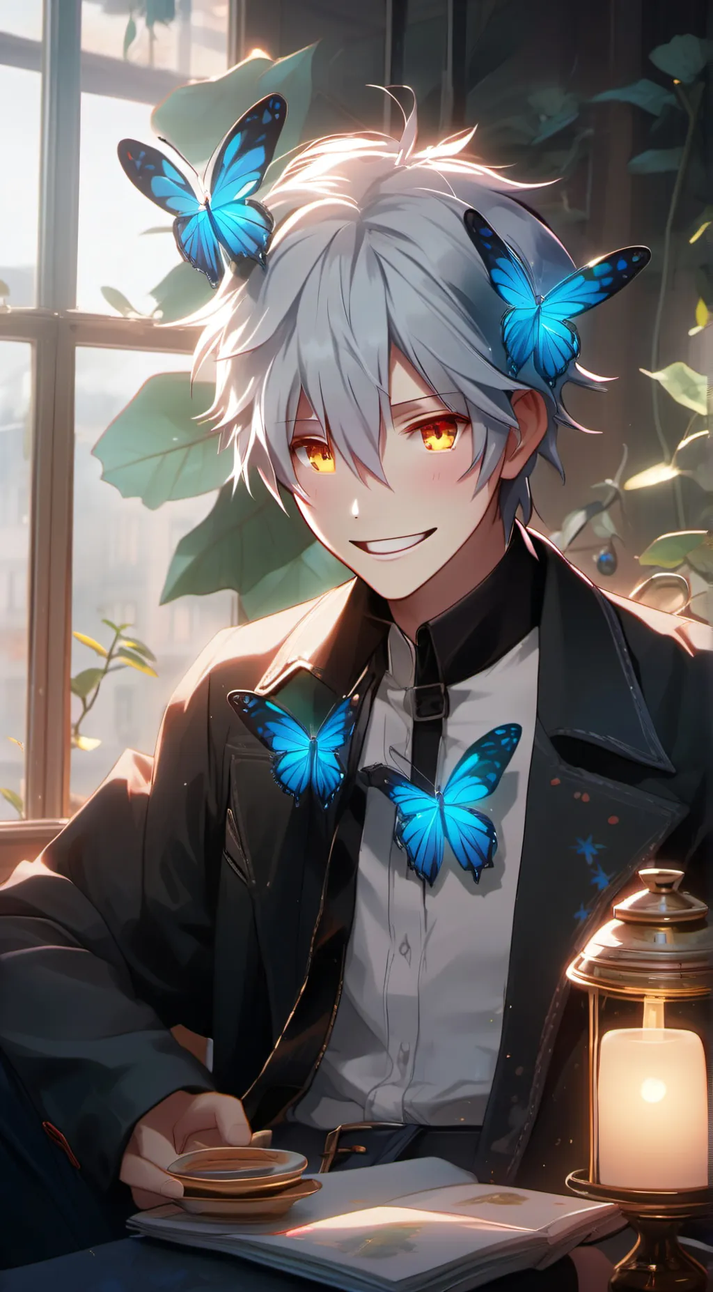 ai character: Wolfie background