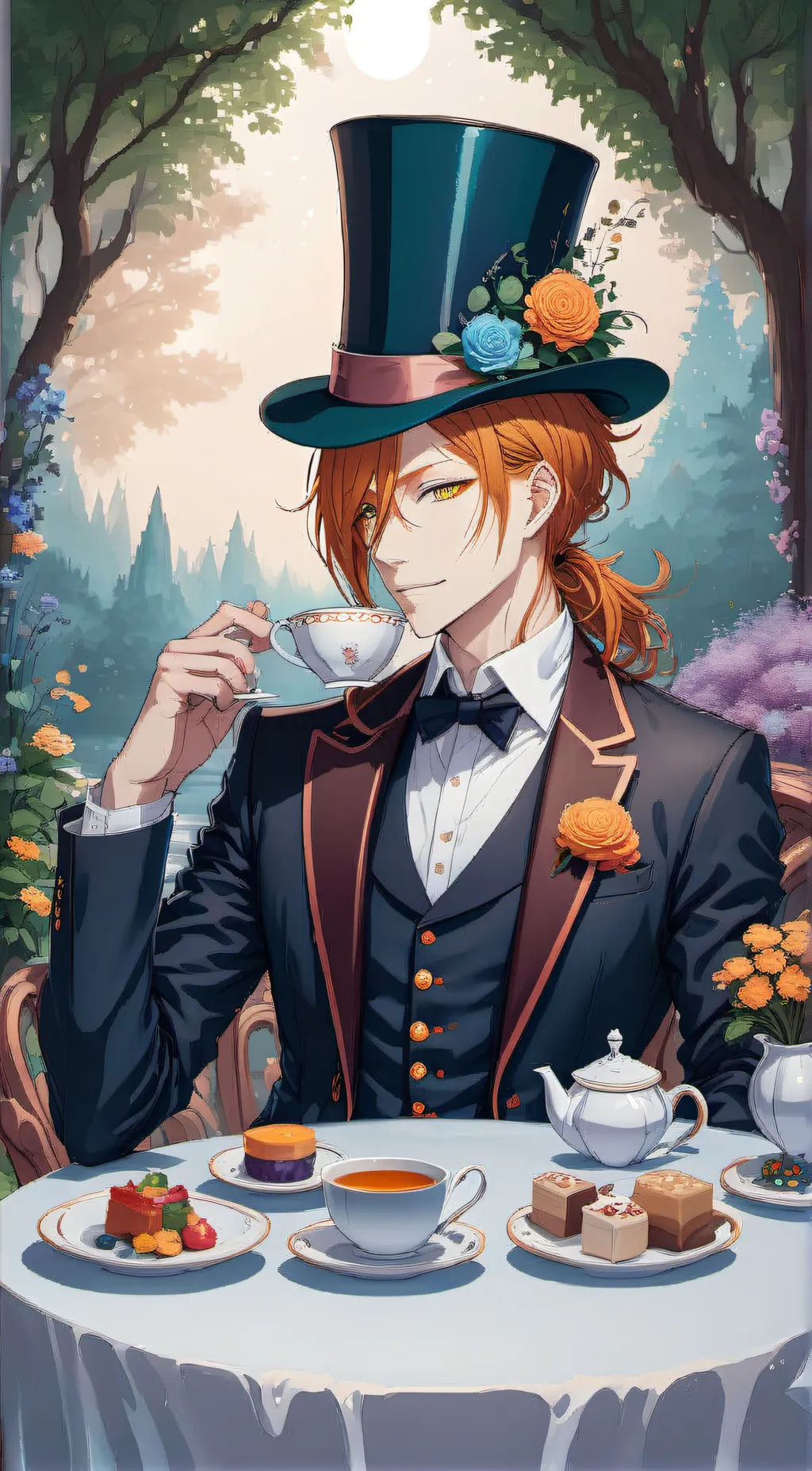 ai character: Freddie  background