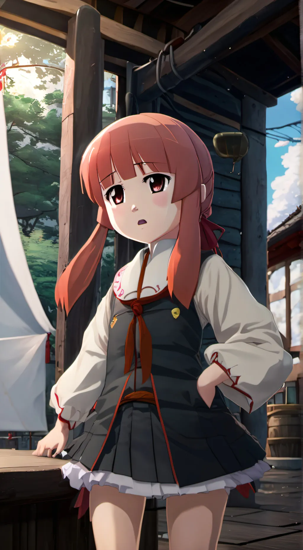 ai character: Miina or Mina  background