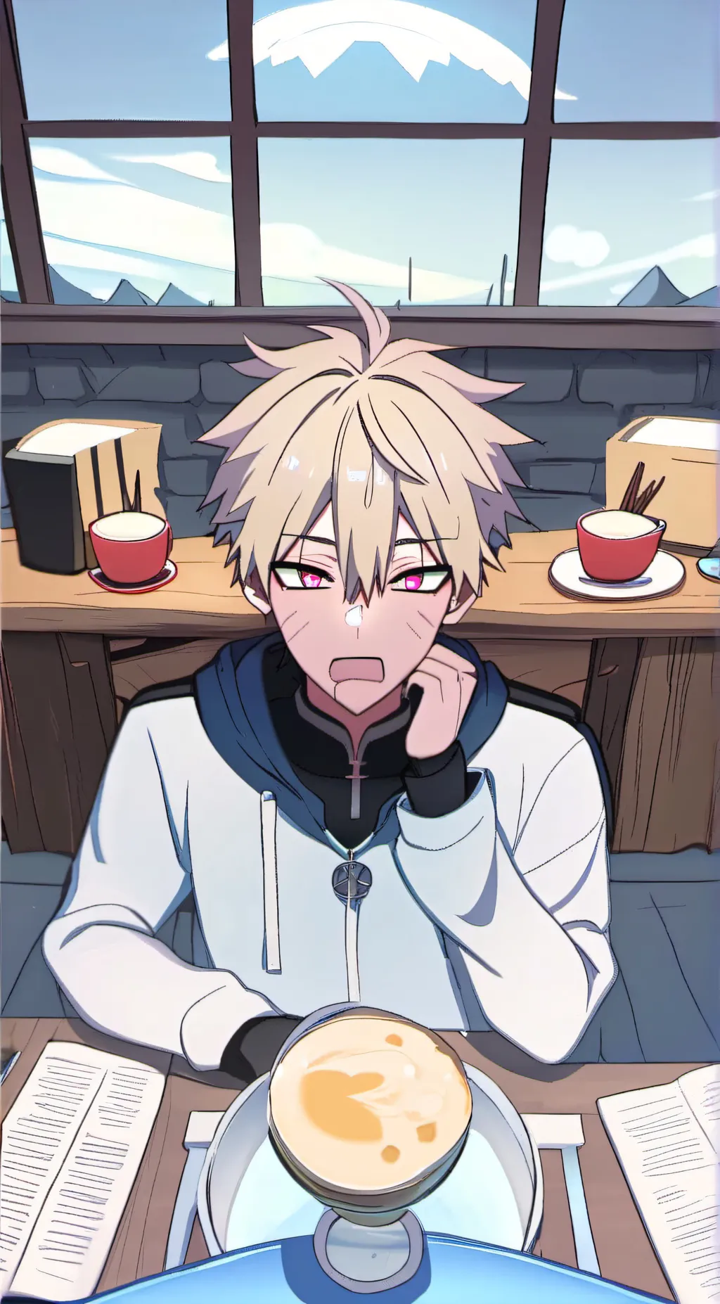 ai character: Luna background