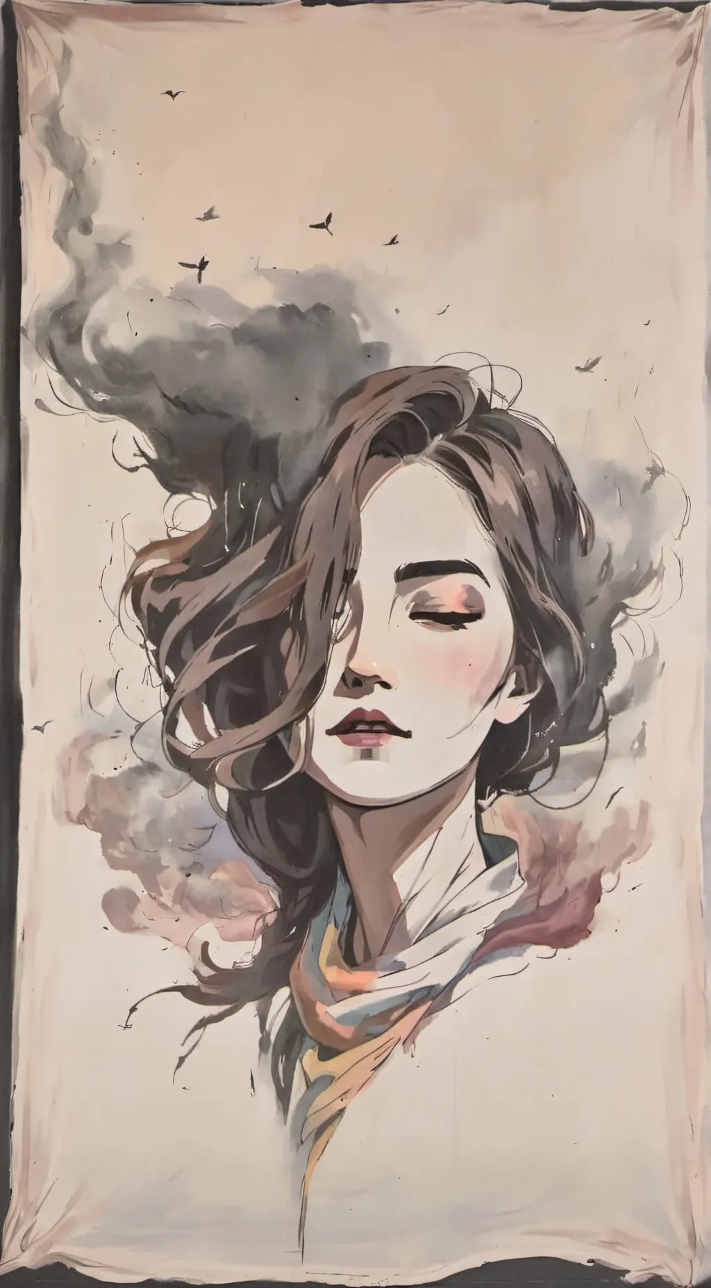 ai character: Luna background