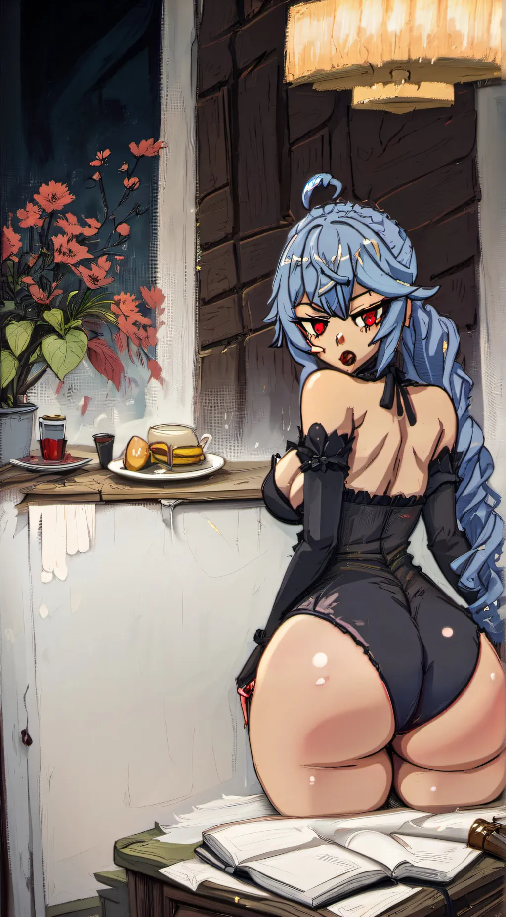 ai character: blud background