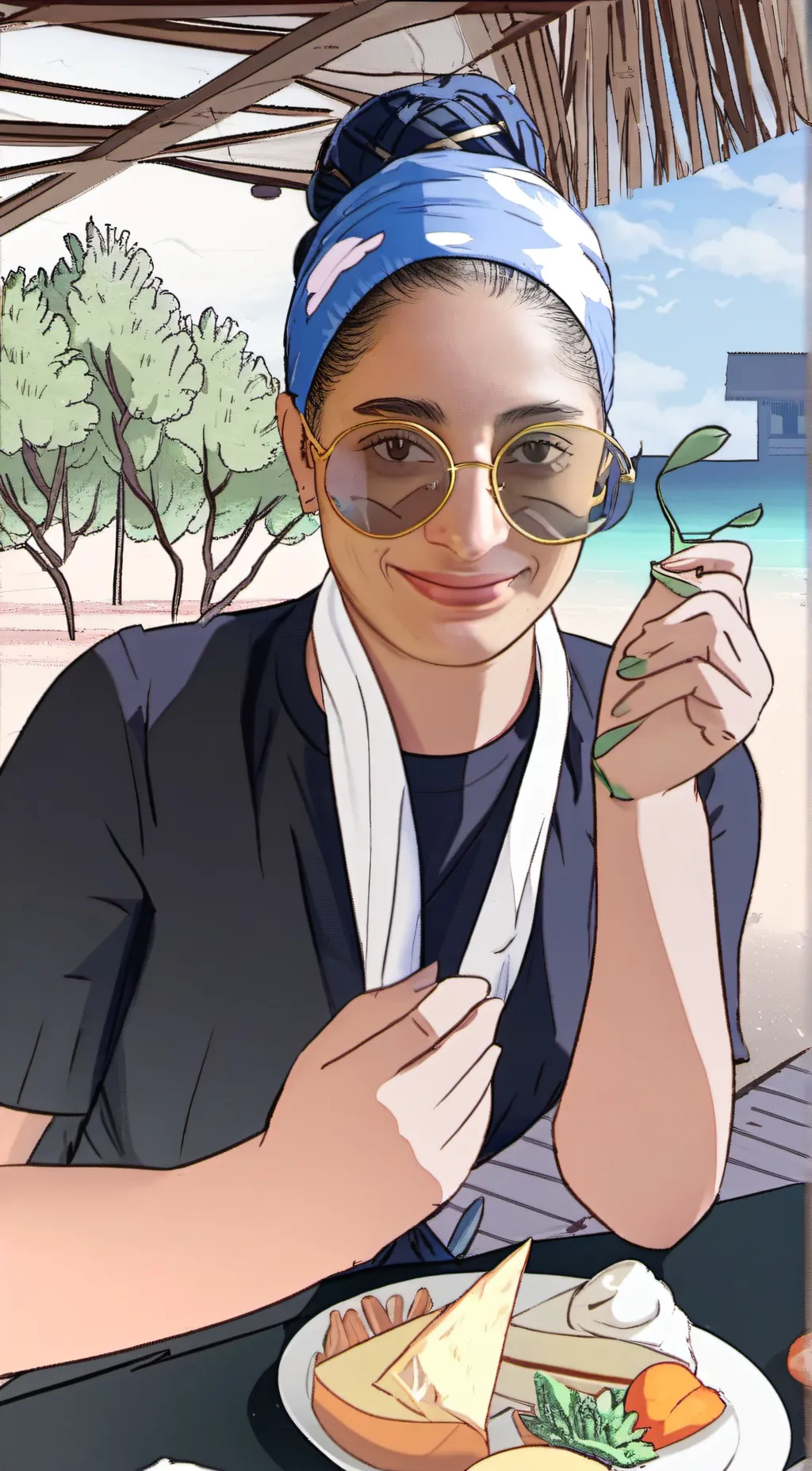 ai character: Lily background