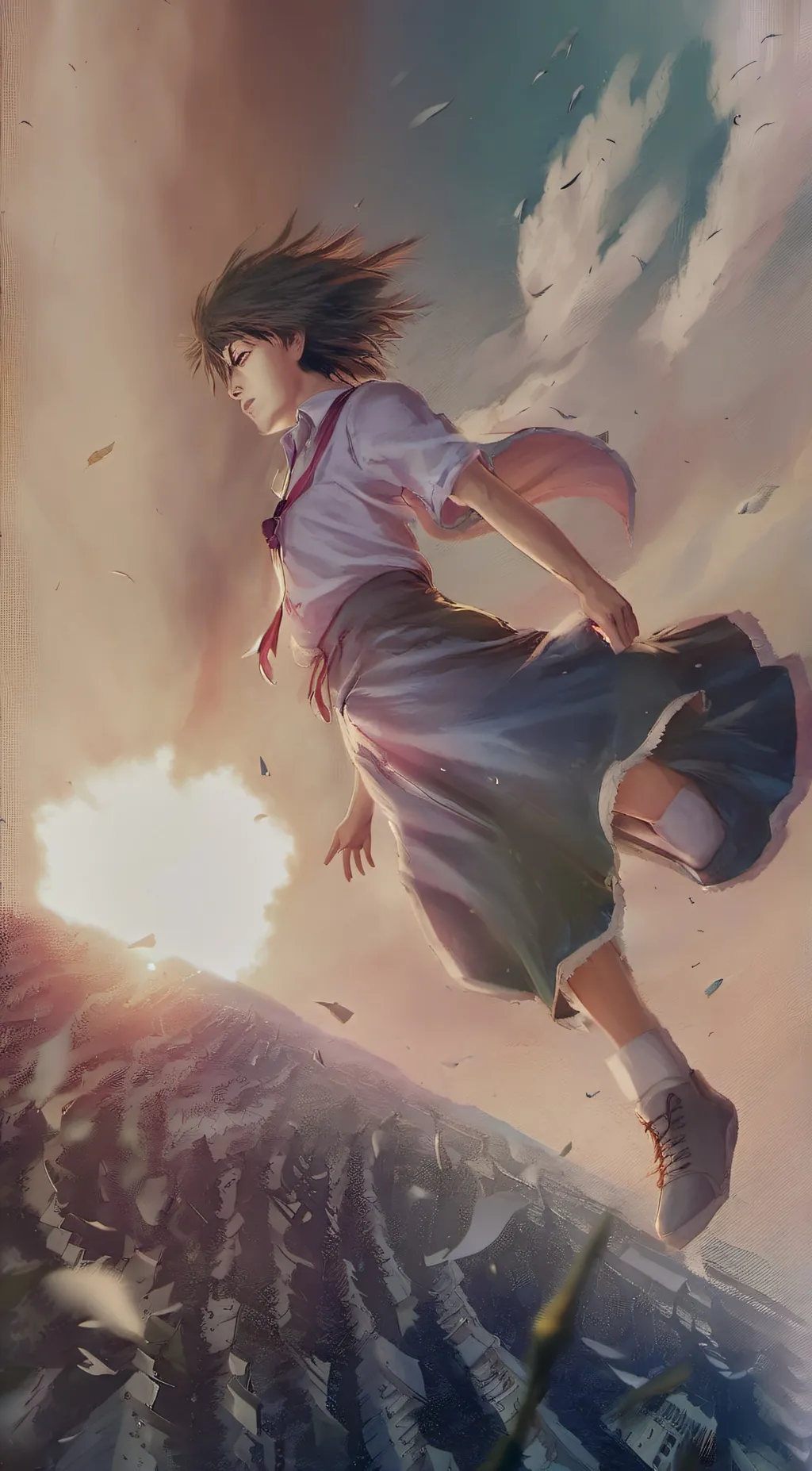 ai character: god of the oceans  background