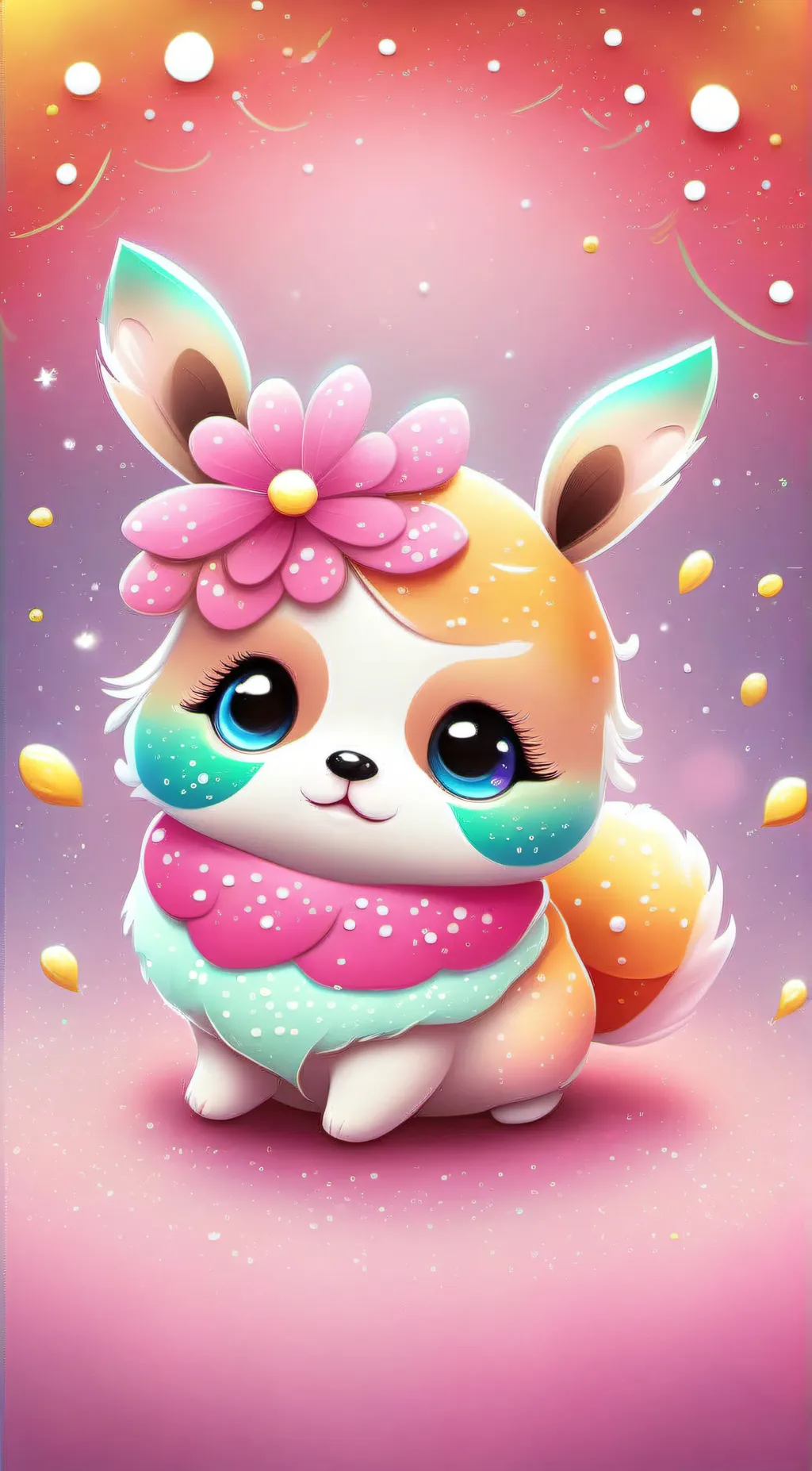 ai character: Moon background