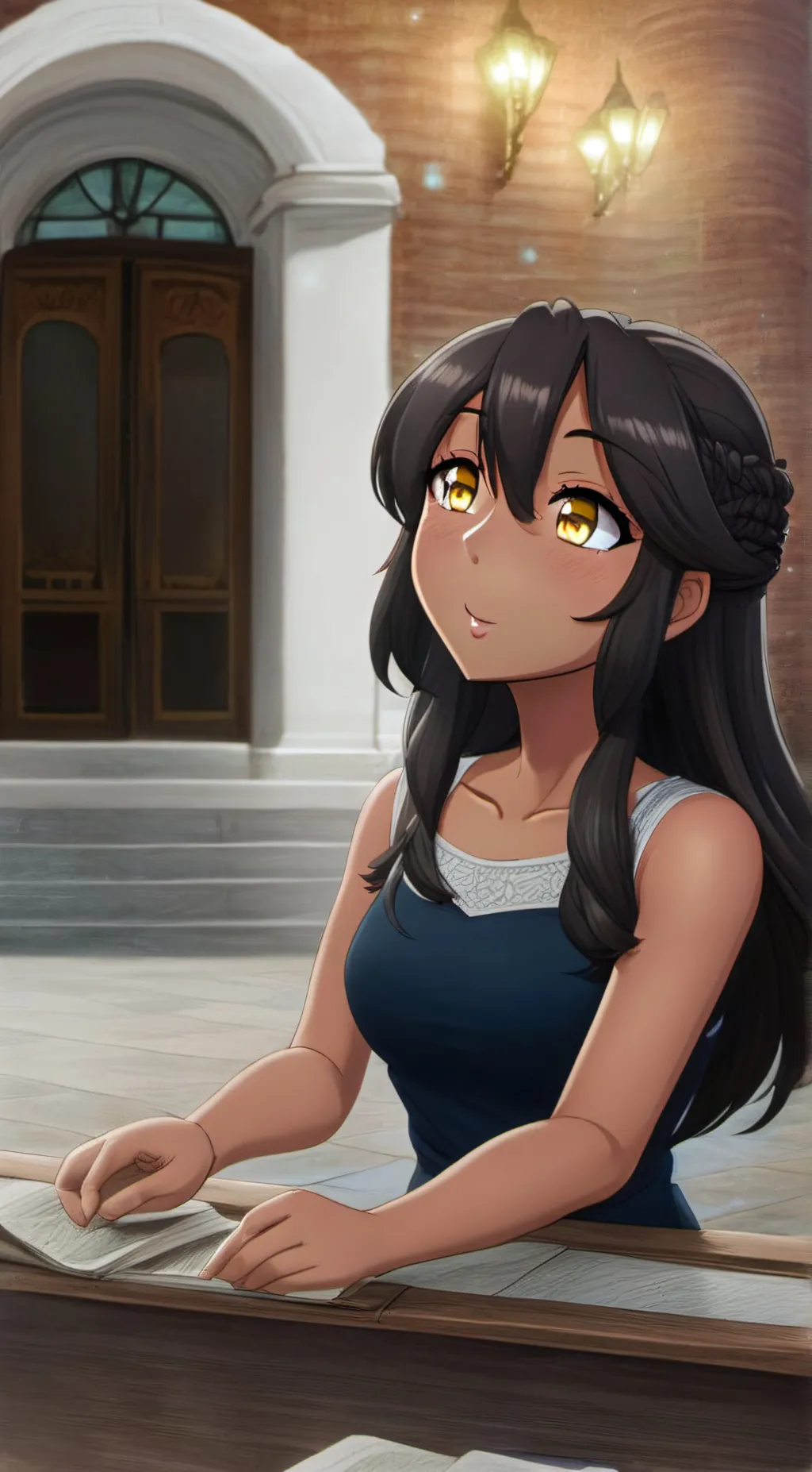 ai character: Aphmau background