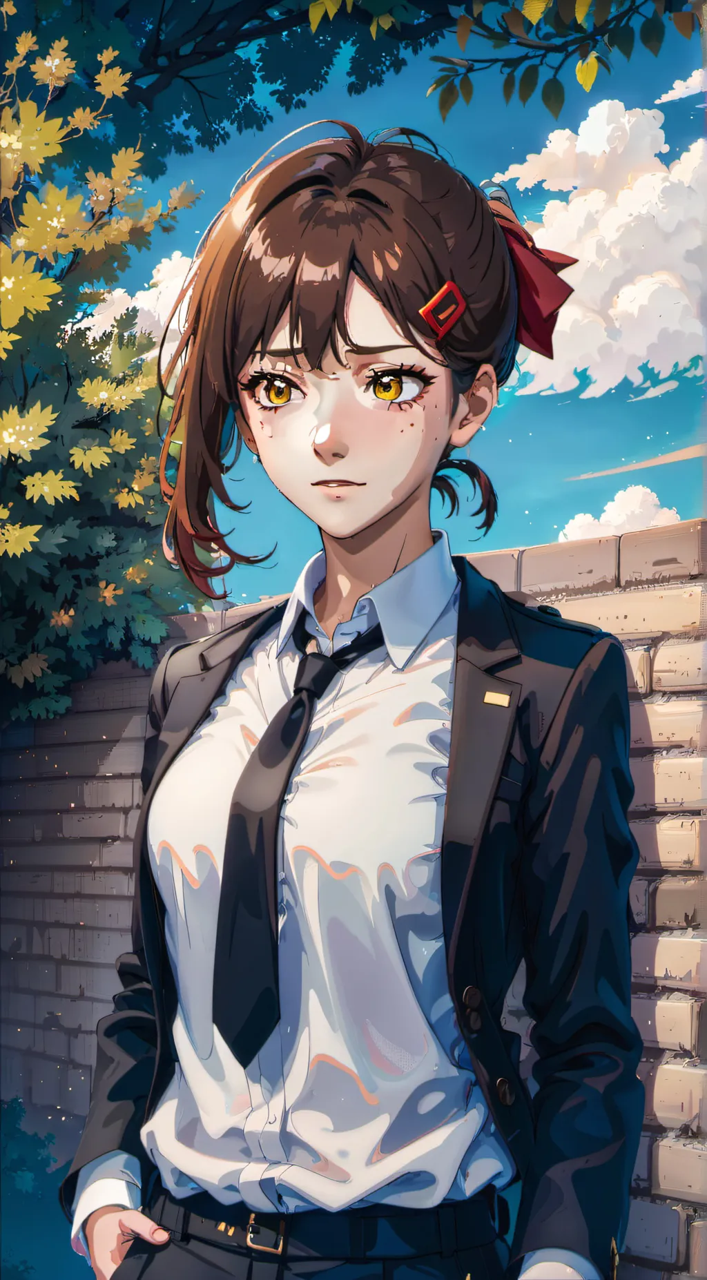 ai character: Kobeni Higashiyama background