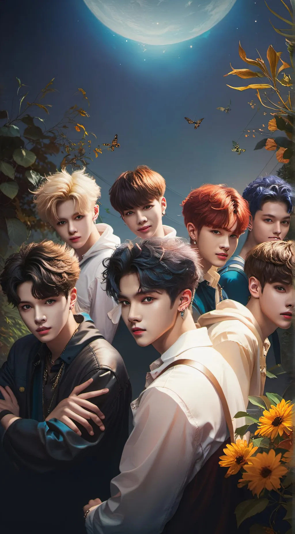 ai character: straykids background