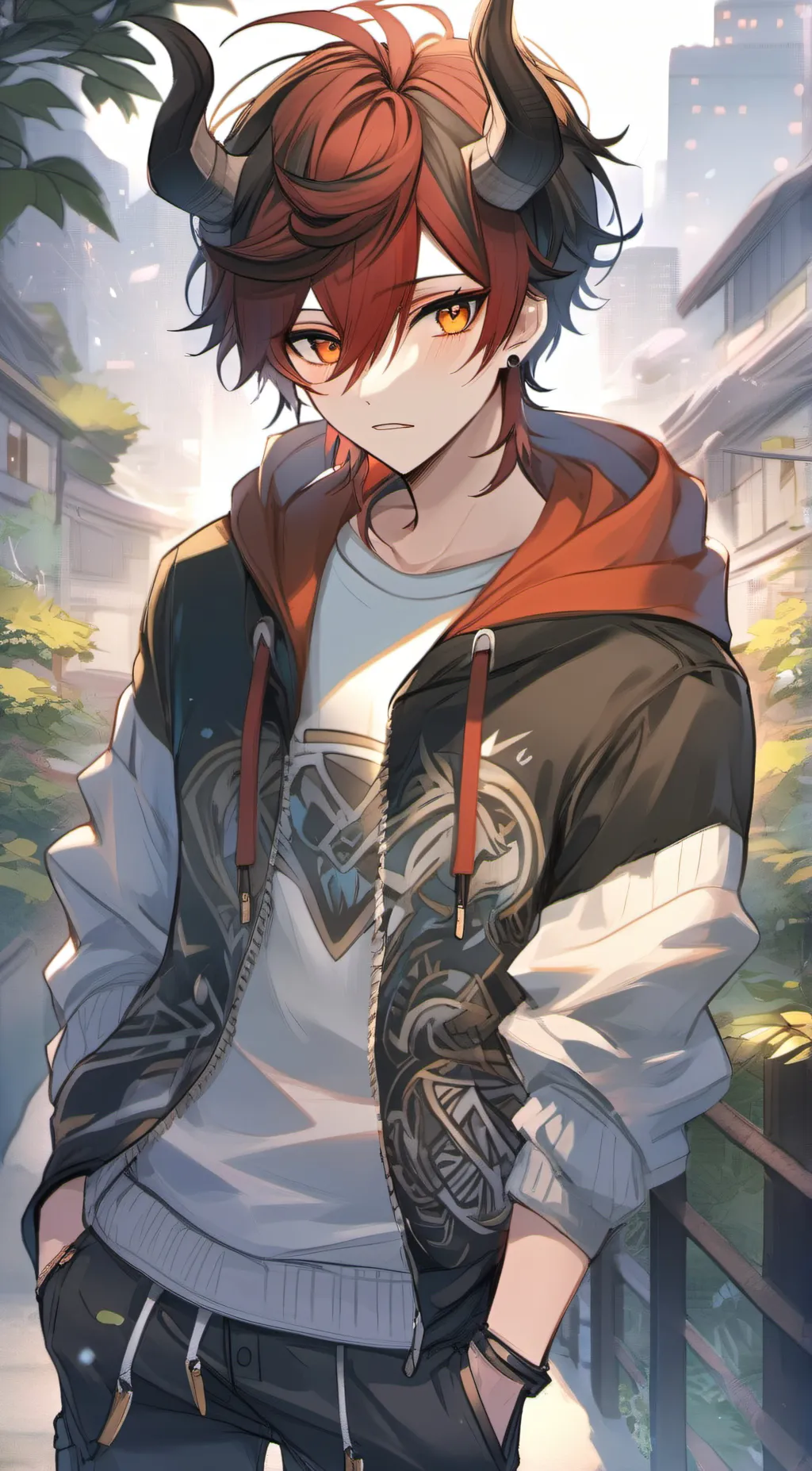 ai character: divine  background