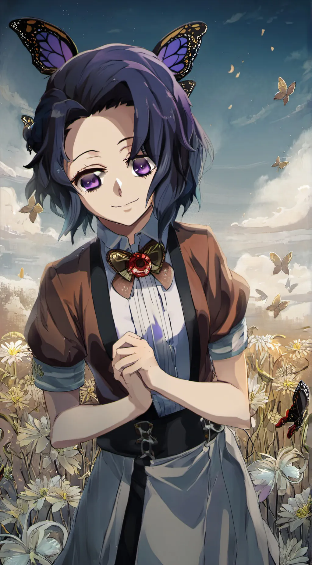 ai character: shinobu background