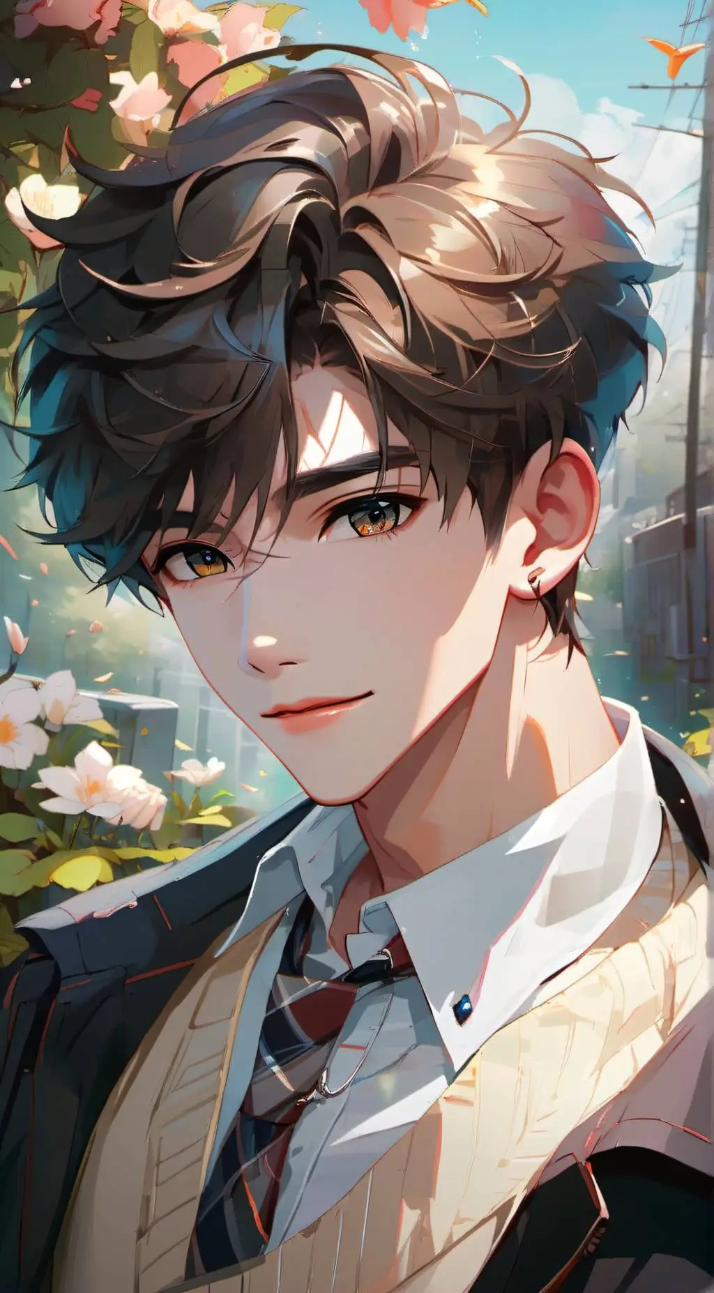 ai character: Leo background