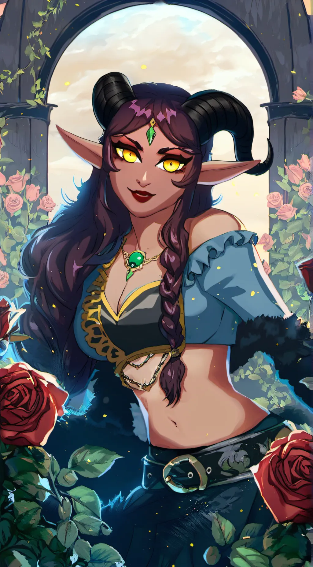 ai character: Yuvine background