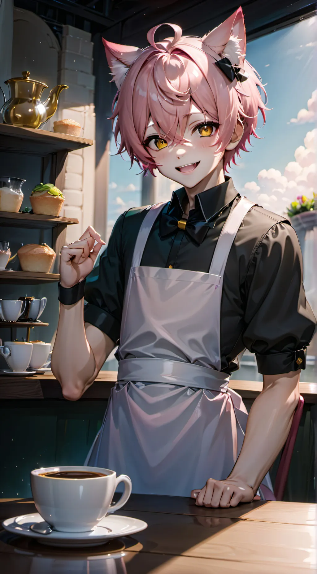 ai character: Dafel  background