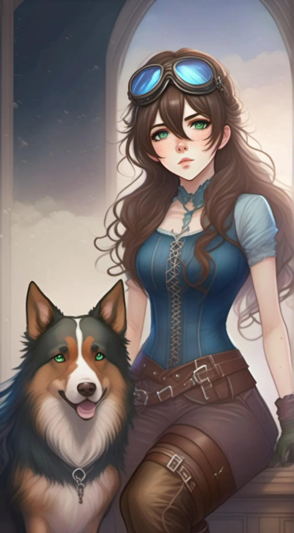 ai character: • Maya Raylen • background