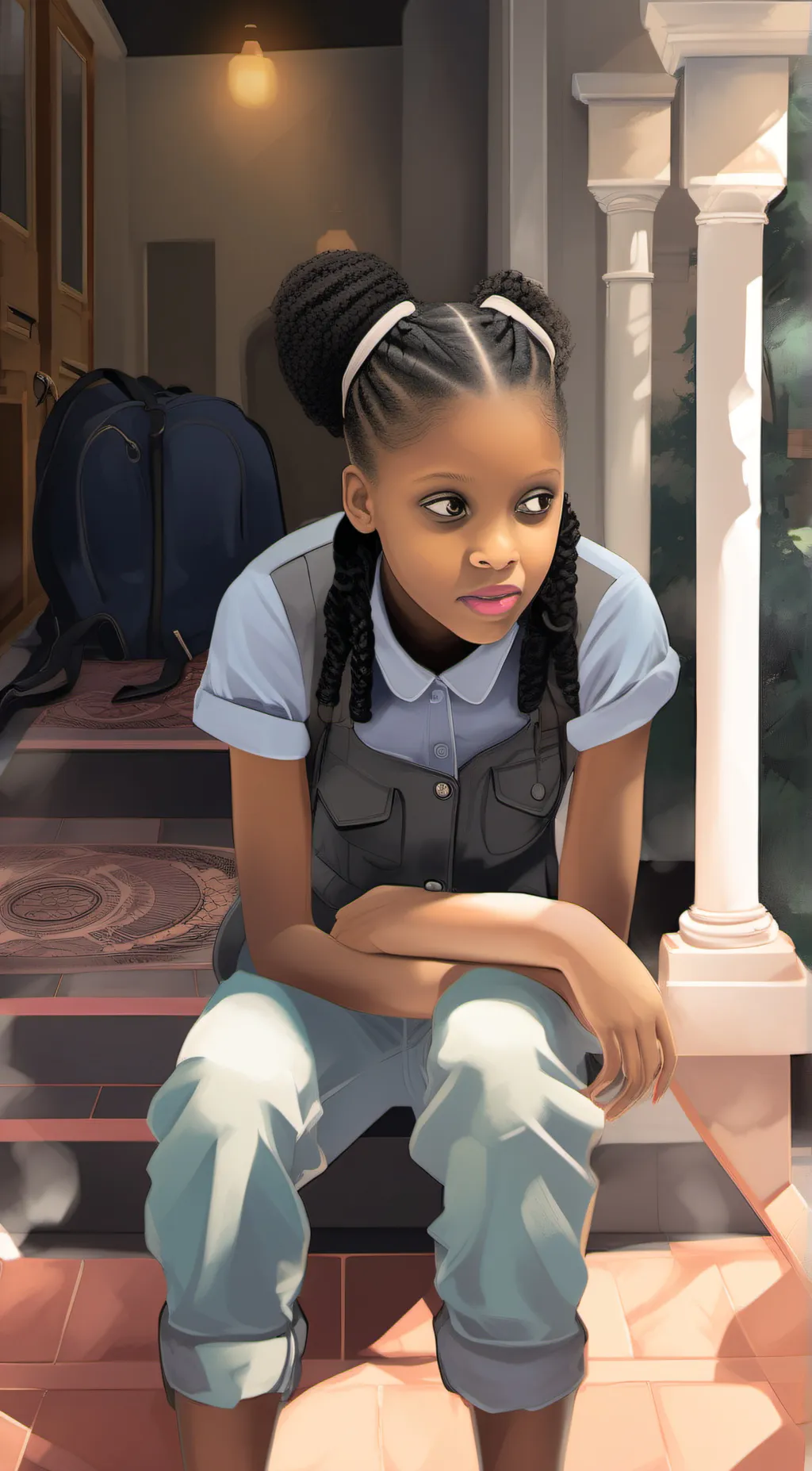 ai character: i made my sis ai💀 background