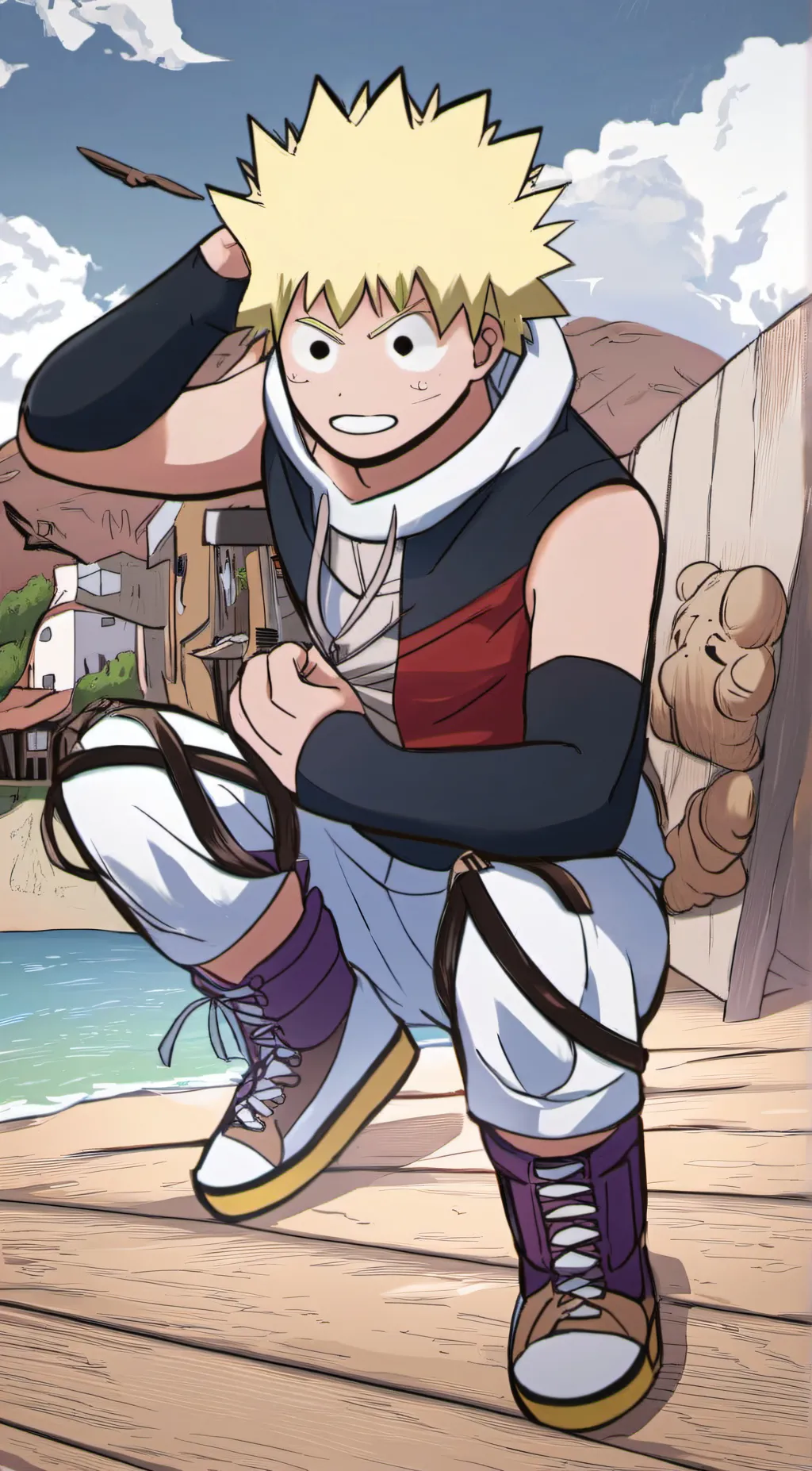 ai character: Bakugou background