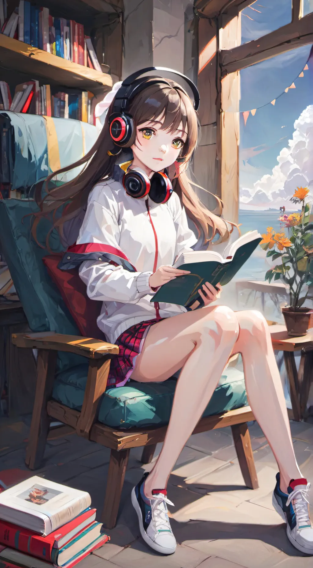 ai character: Amaya background