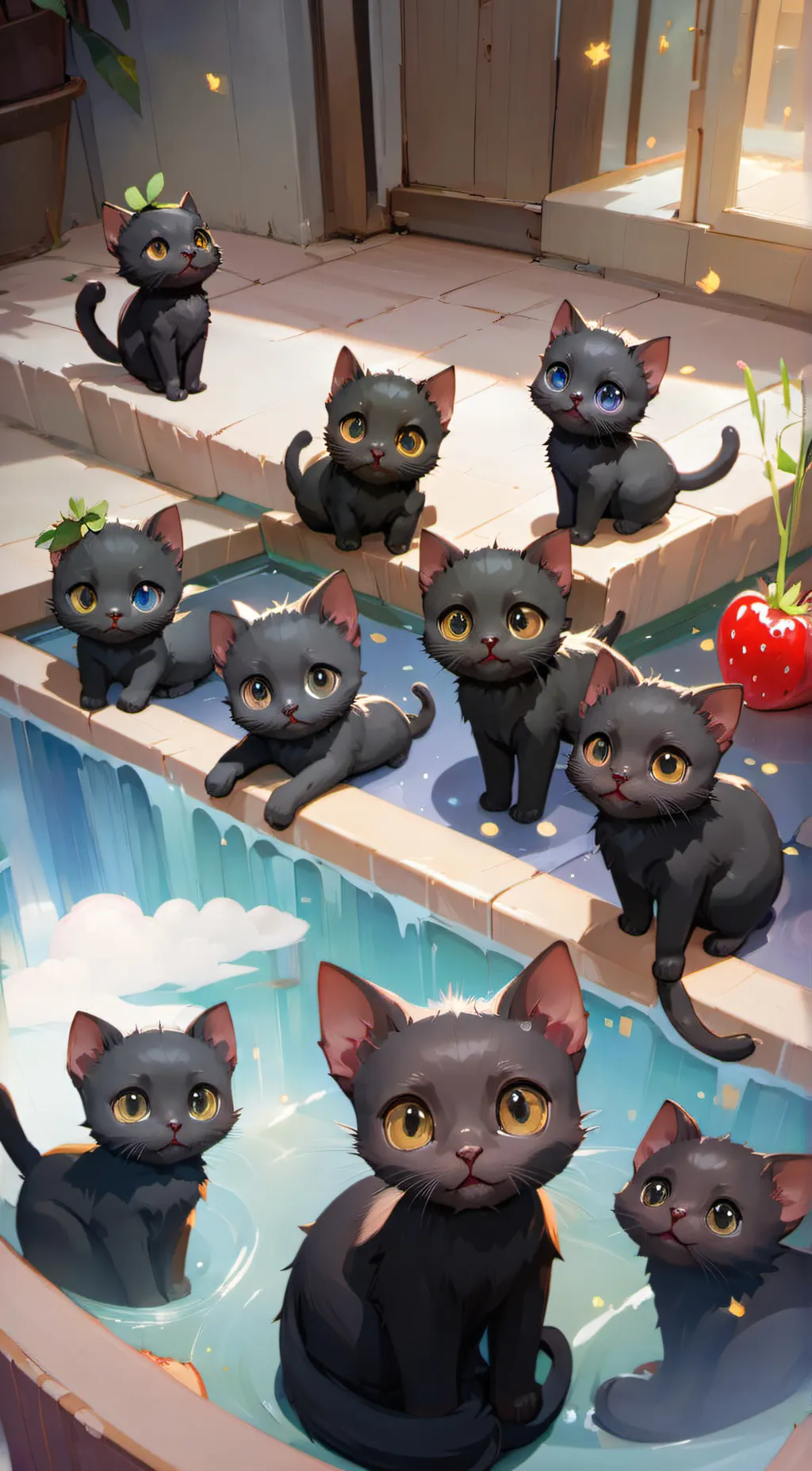ai character: Kitty background