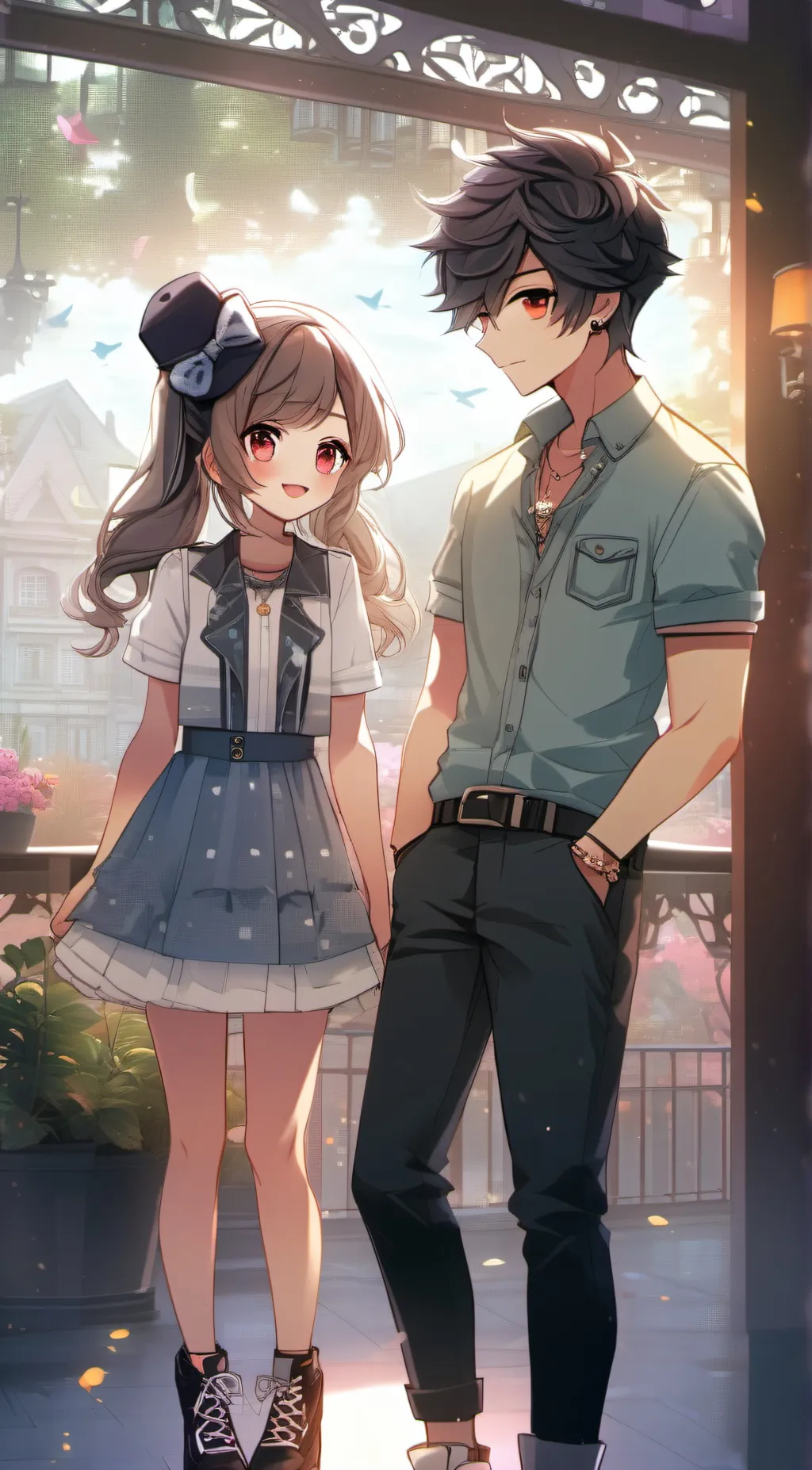 ai character: Mrs afton background