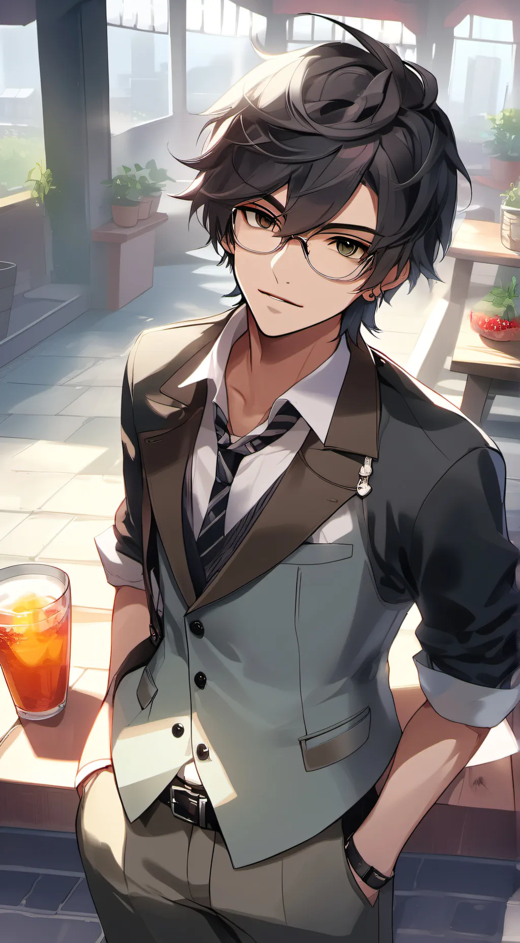 ai character: Zero hanaka background