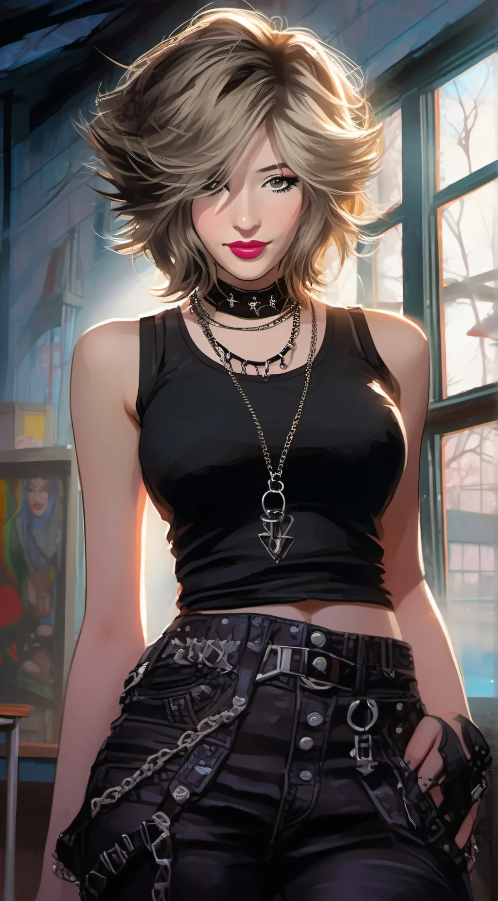 ai character: Leah background