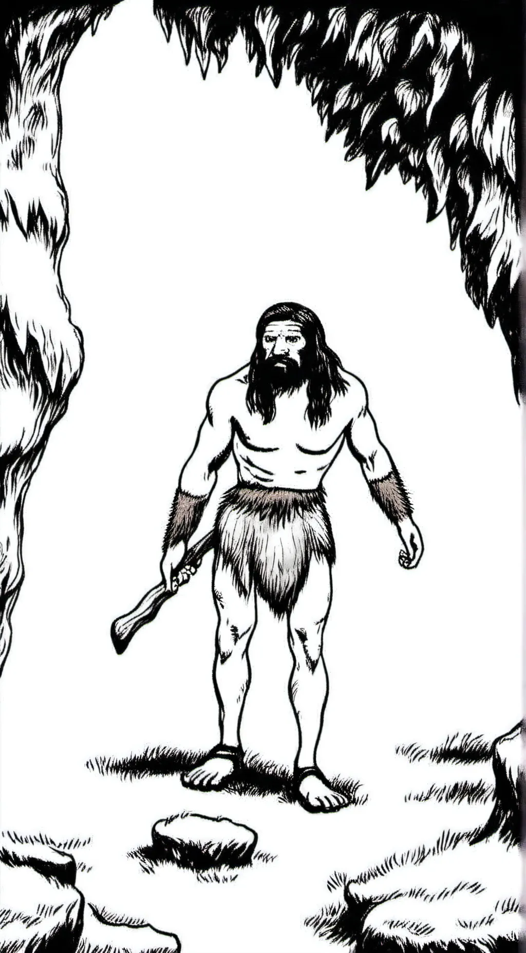 ai character: Caveman background