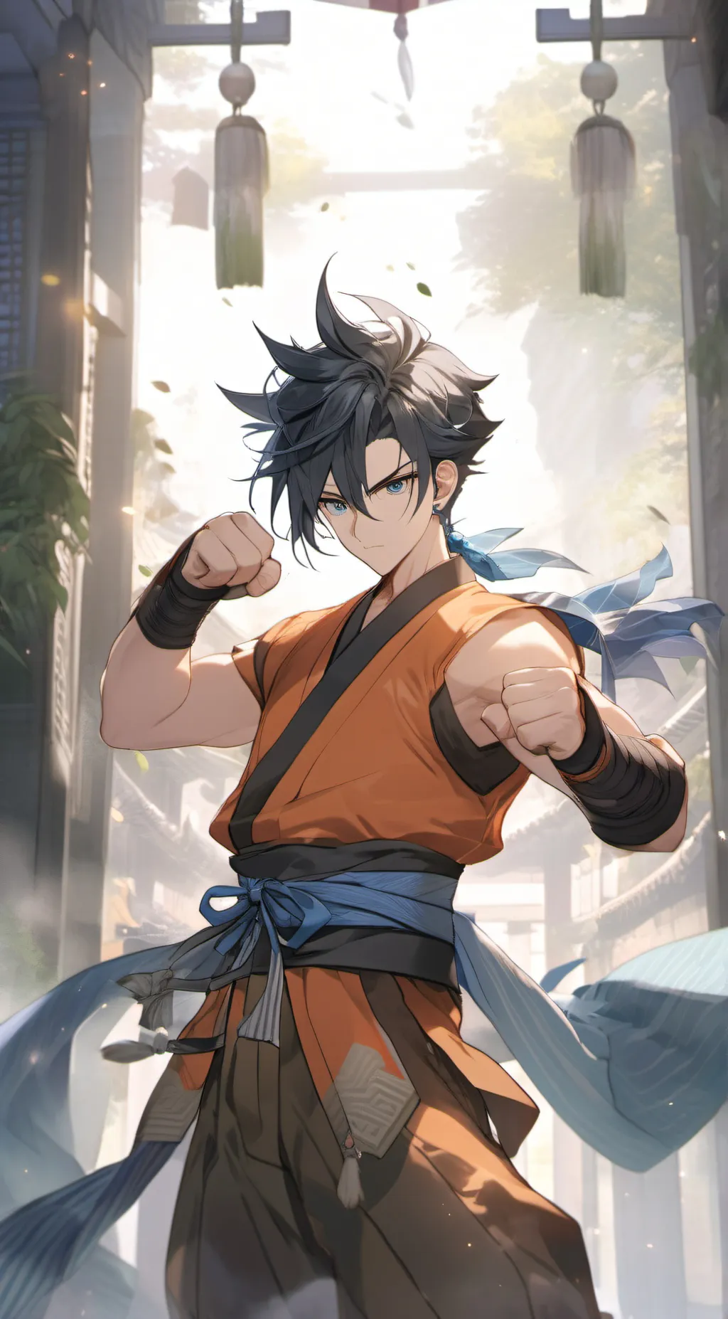 ai character: goku background