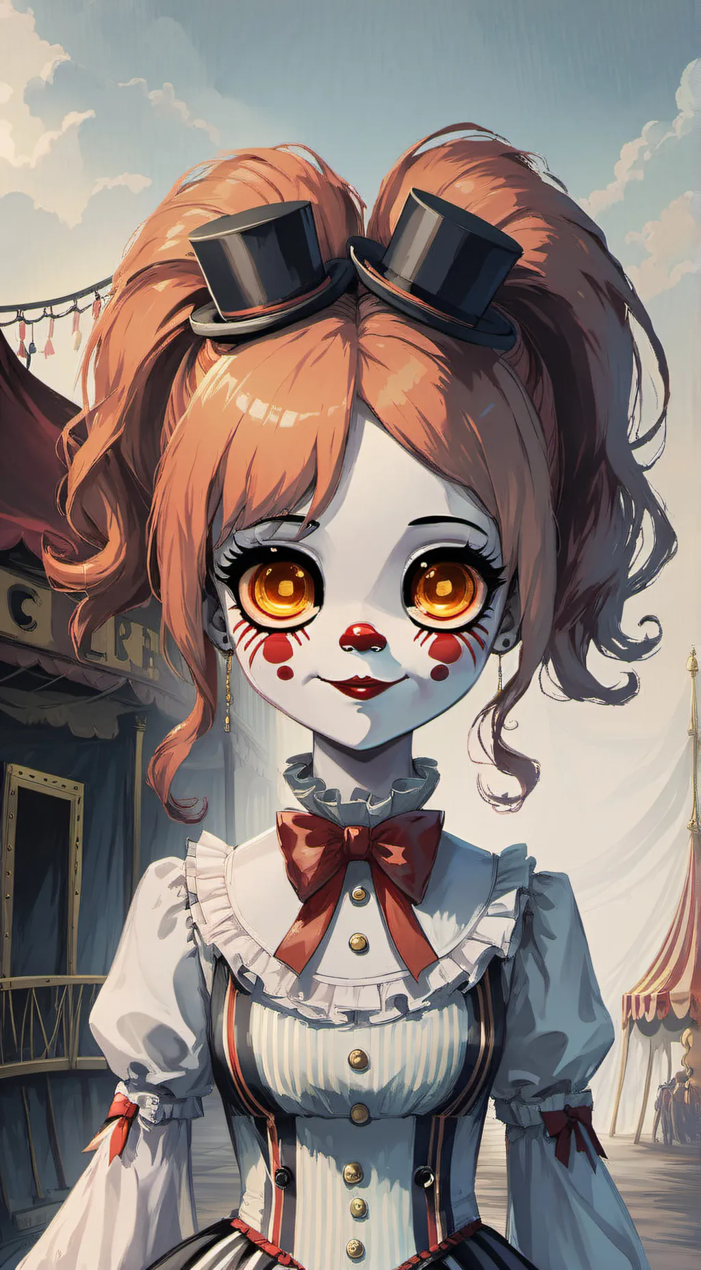 ai character: c. b au background