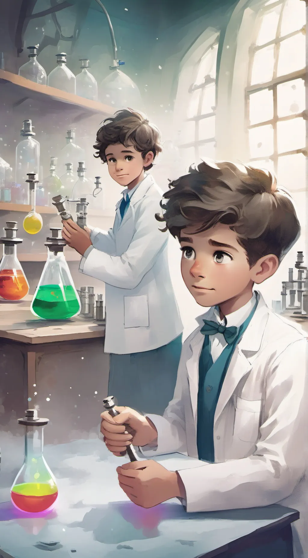 ai character: Josh and Giancarlo background