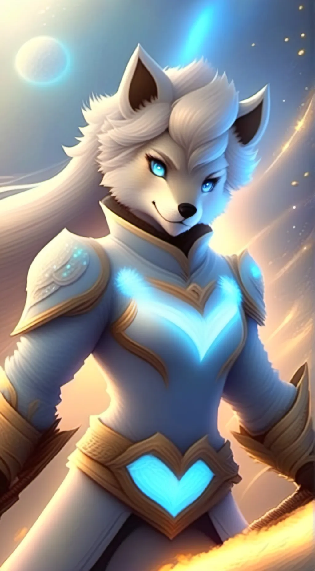 Talkie AI - Chat with snowy wolf