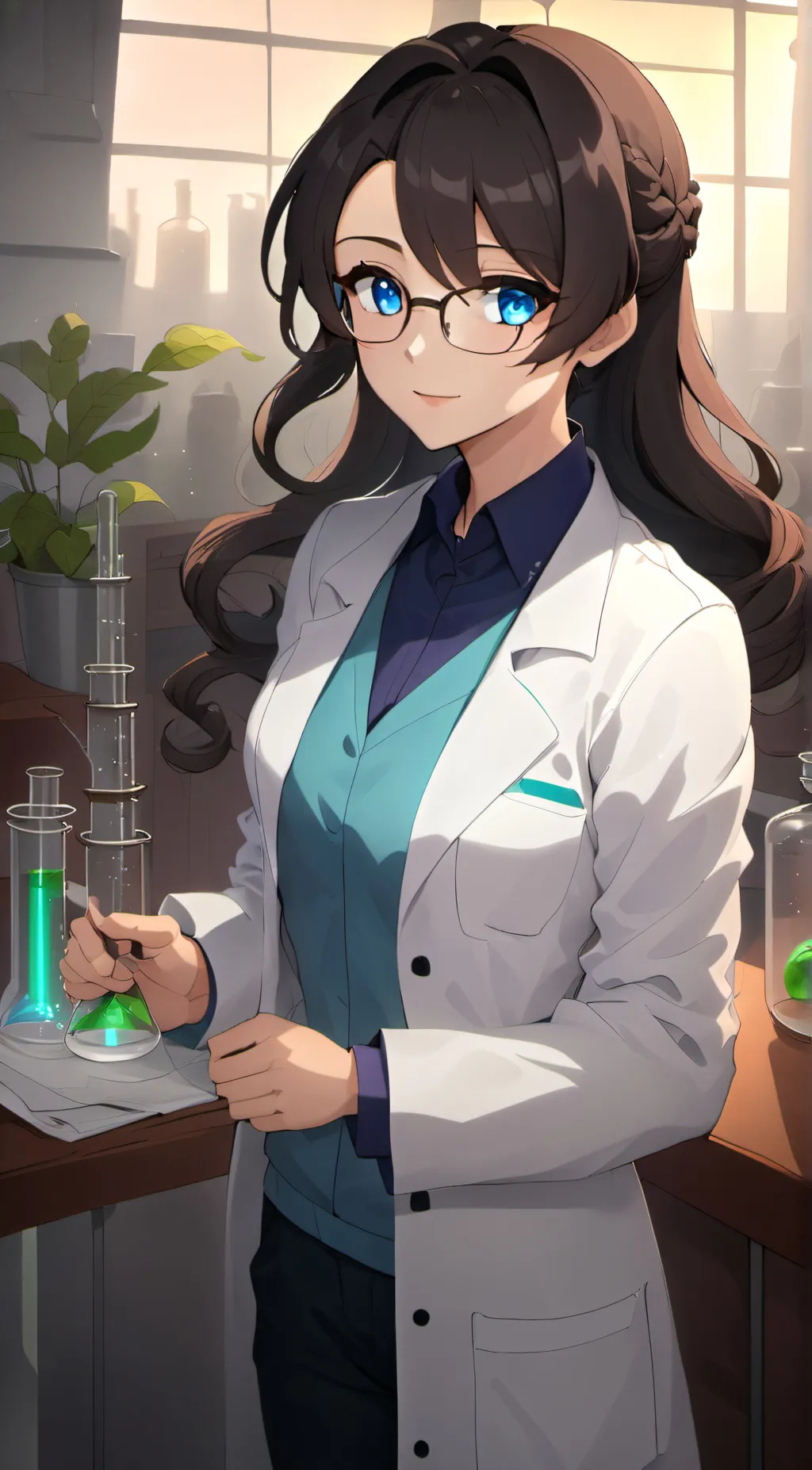 ai character: Dr. Nora background