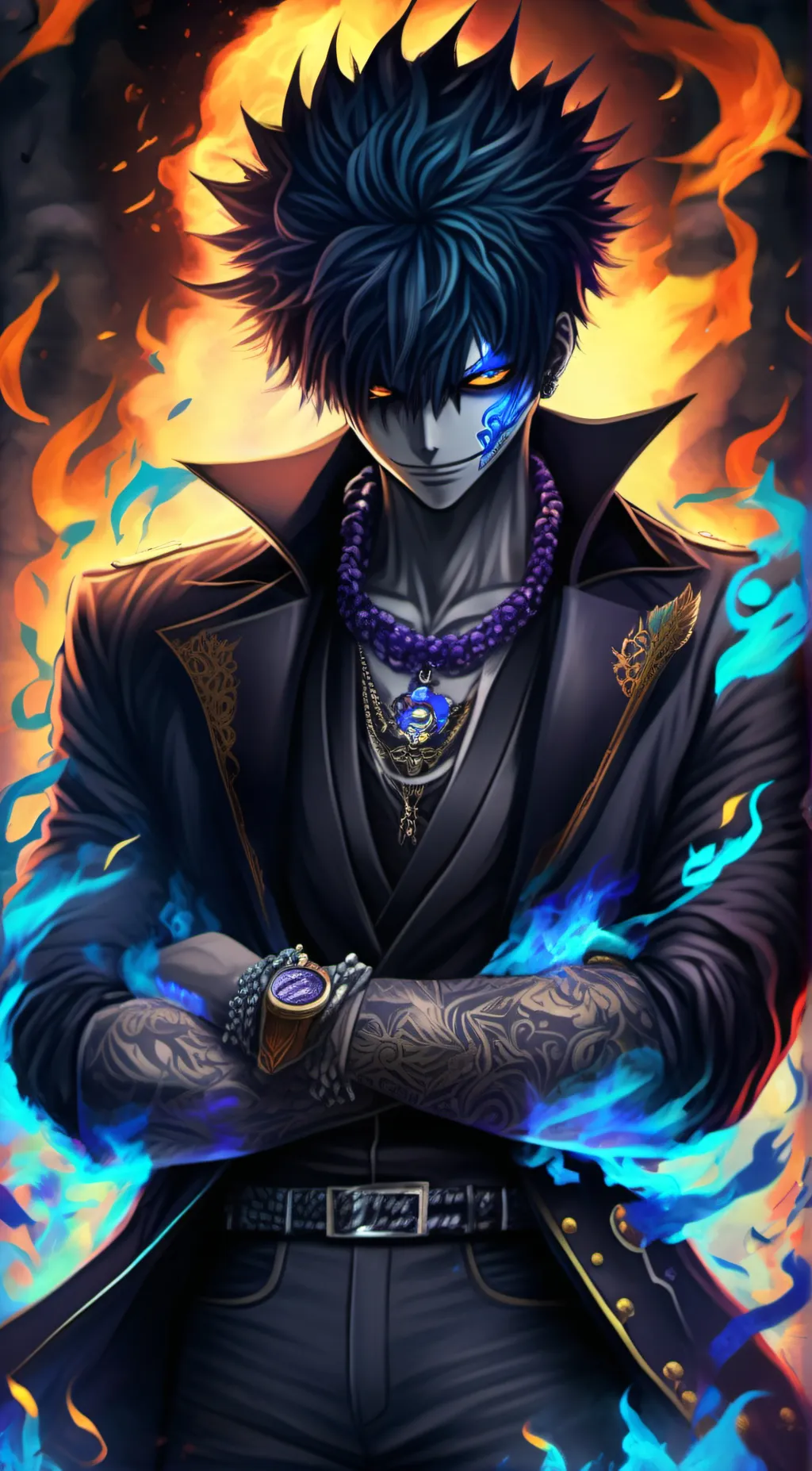 ai character: dabi background
