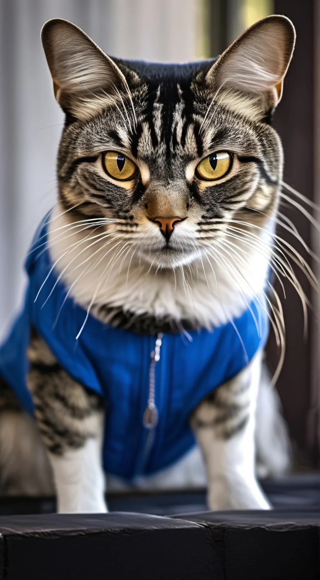 ai character: mad cat background